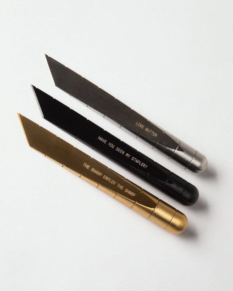 Desk Knife: Brass