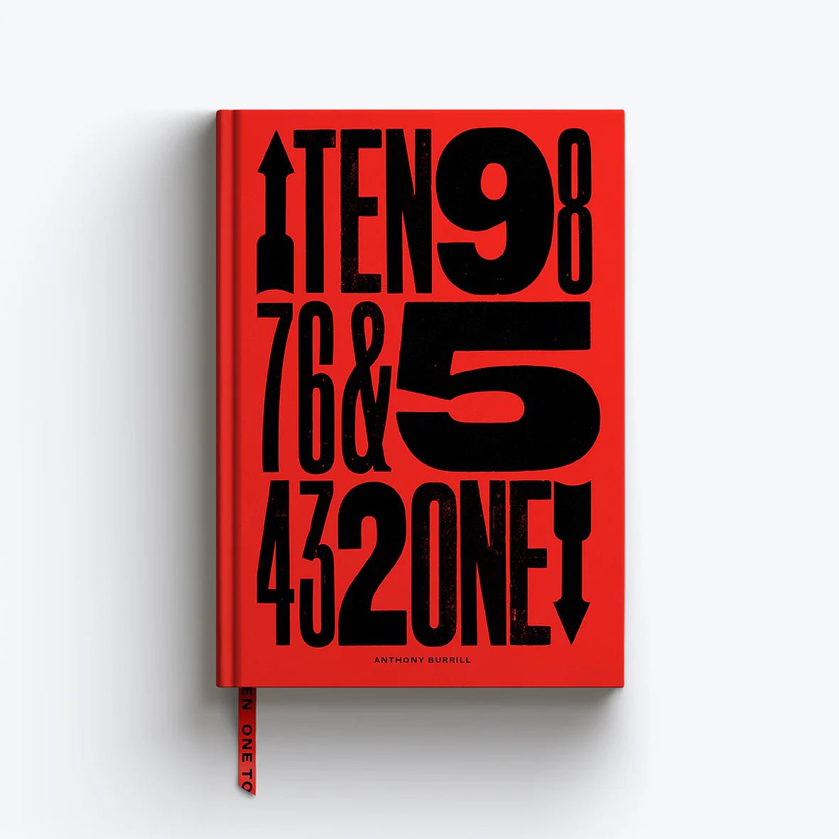 One to Ten A5 Lined Notebook – Anthony Burrill