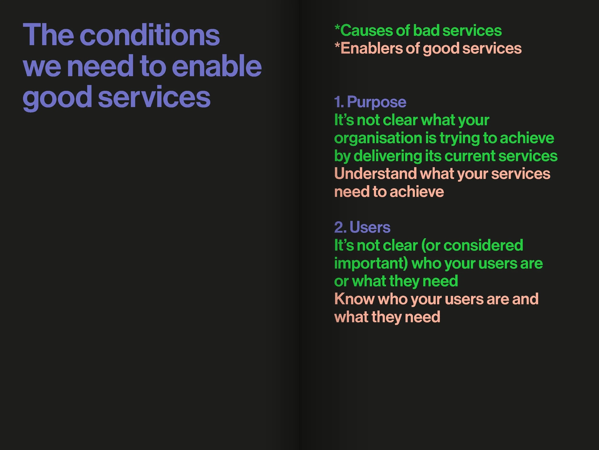 Bad Services