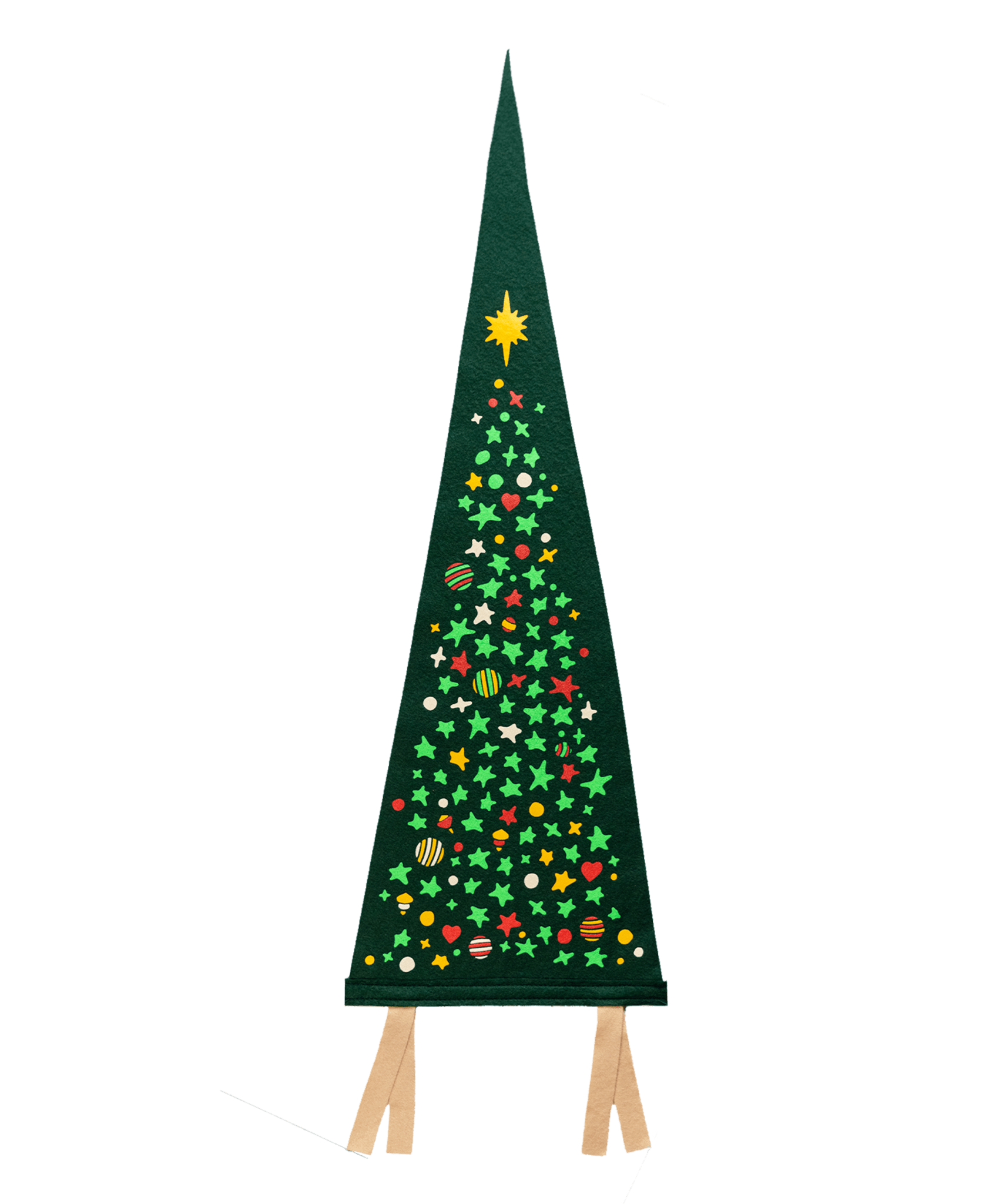 Christmas Tree Pennant