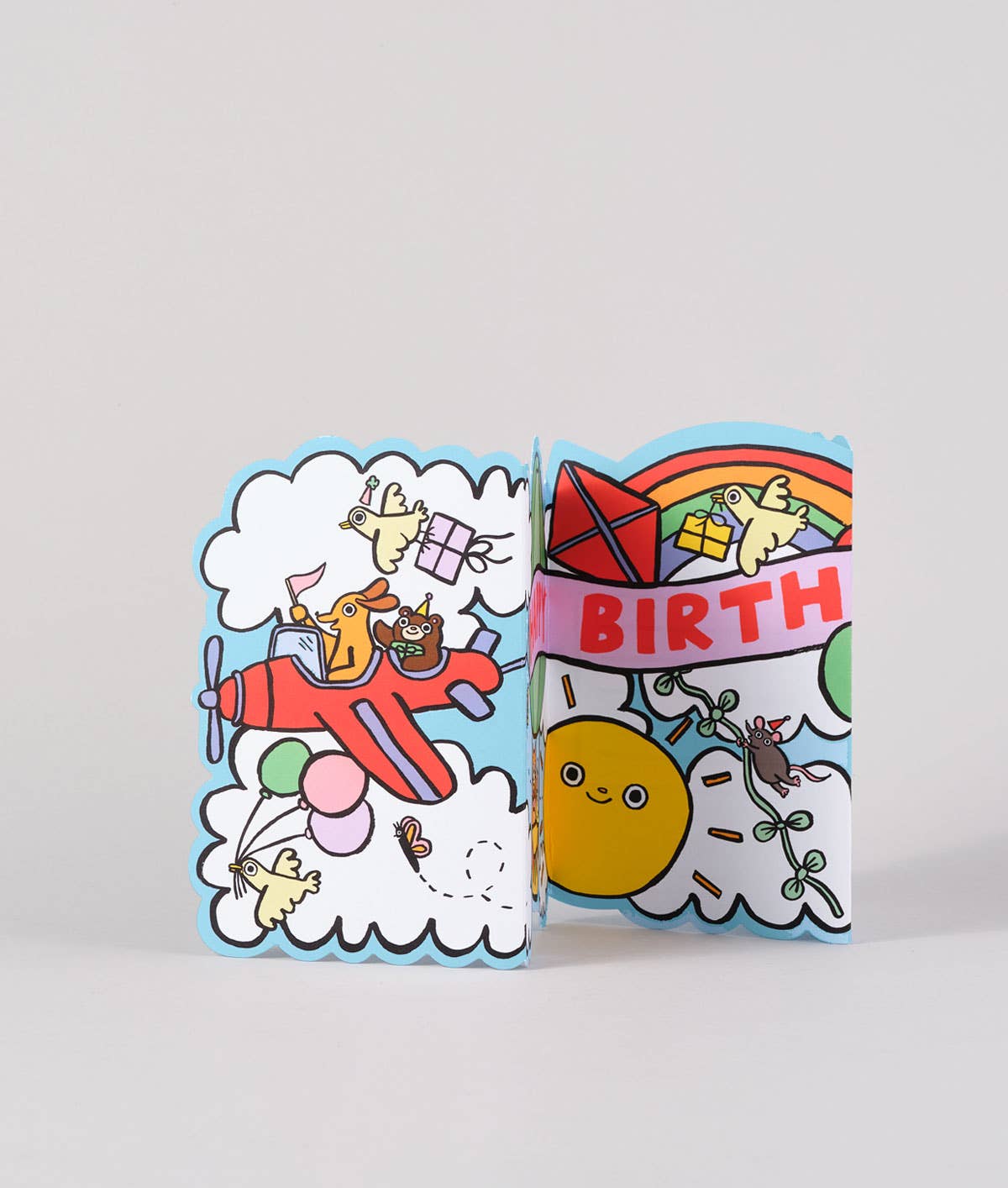 Sky Parade Fold Out Kid's Birthday Card