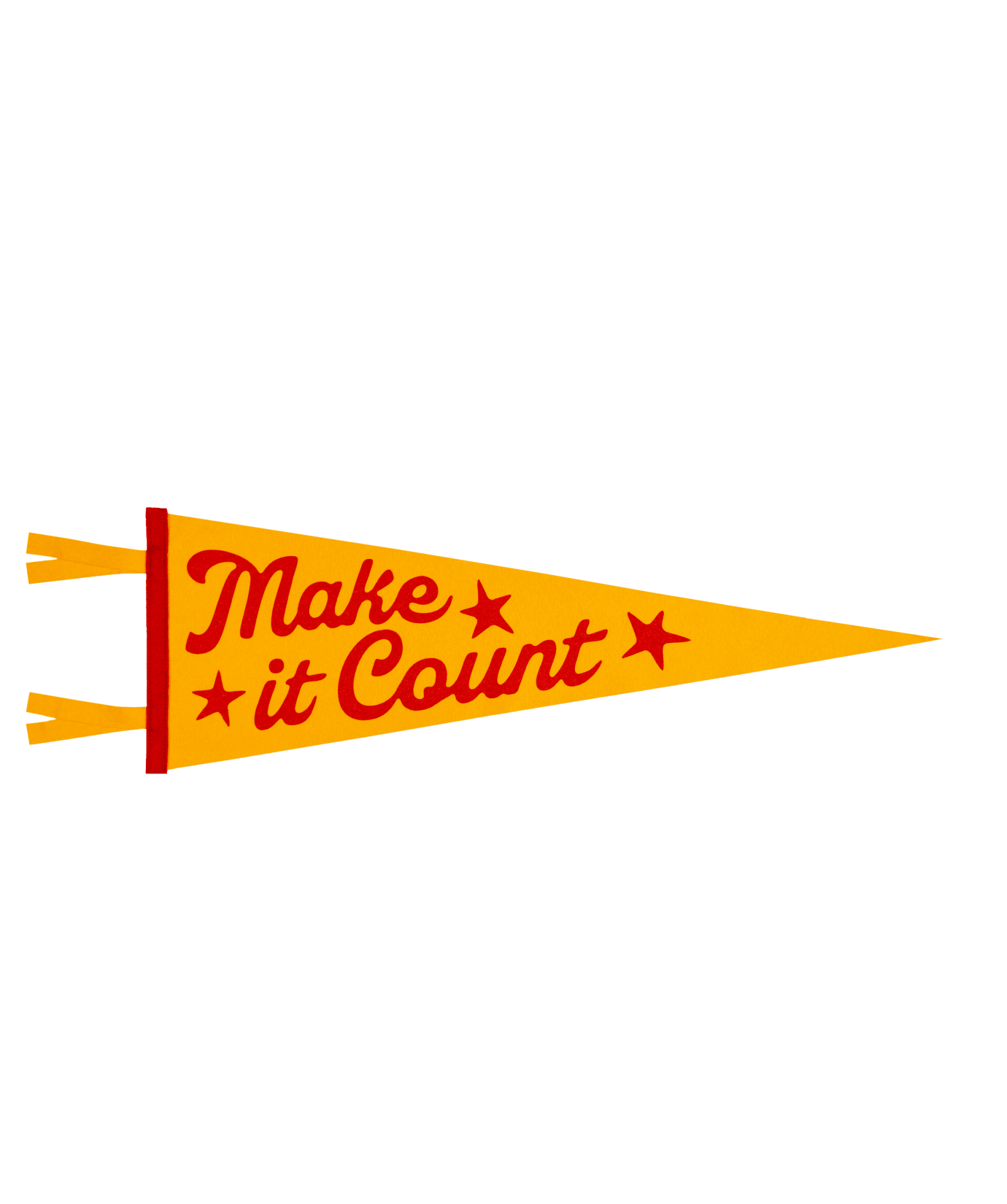 Make It Count Pennant • All Time Low x Oxford Pennant