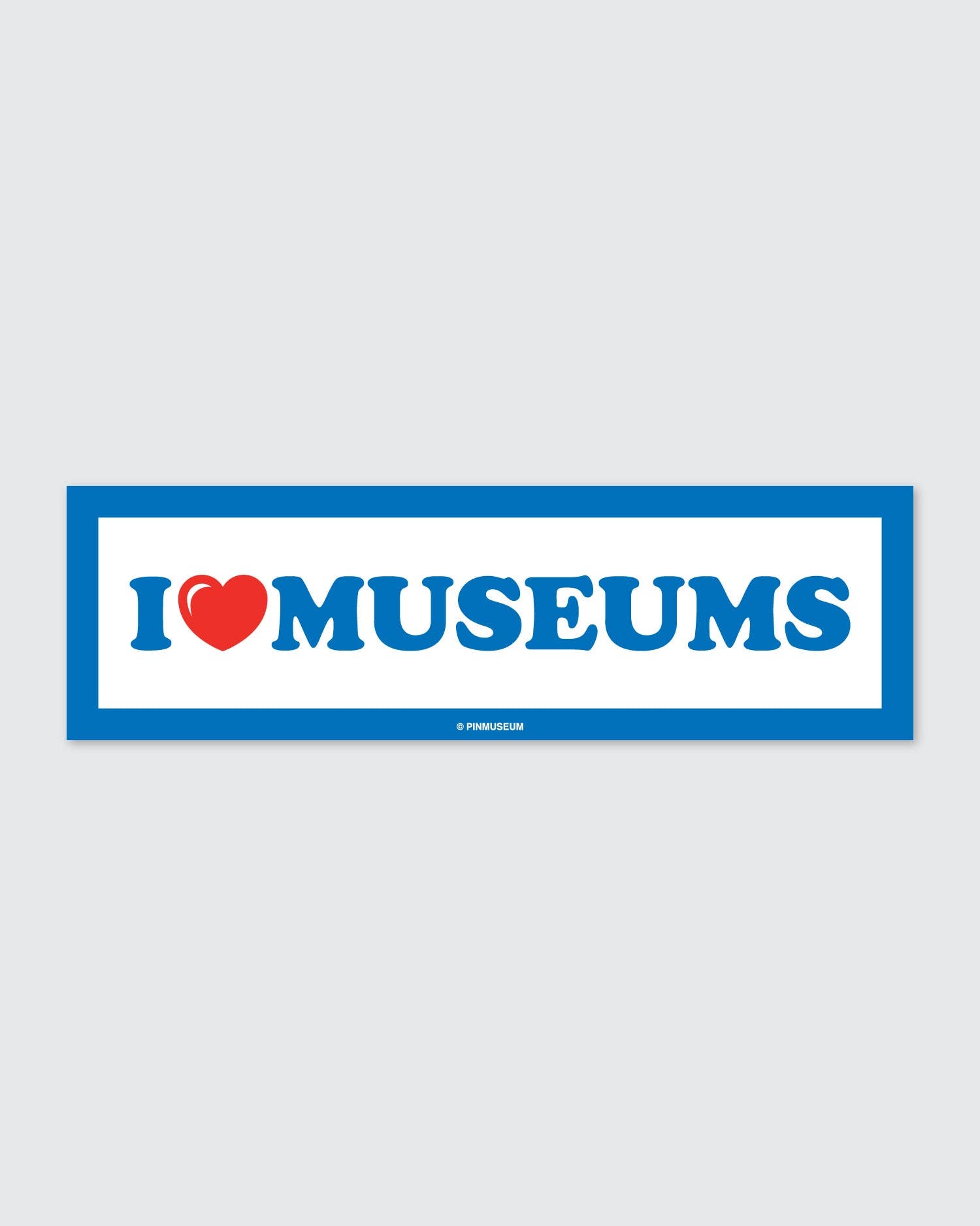 I Heart Museums • Bumper Sticker
