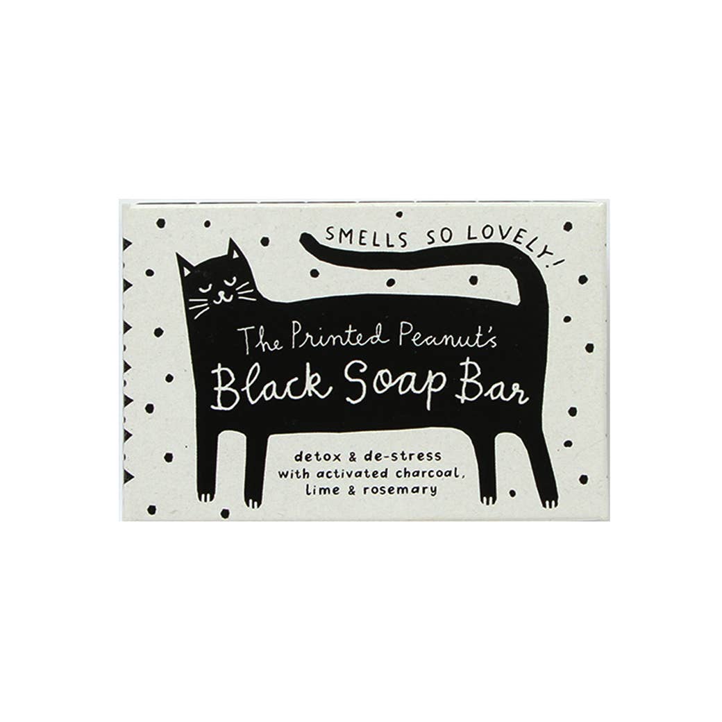 Black Cat Charcoal Natural Handmade Soap Bar