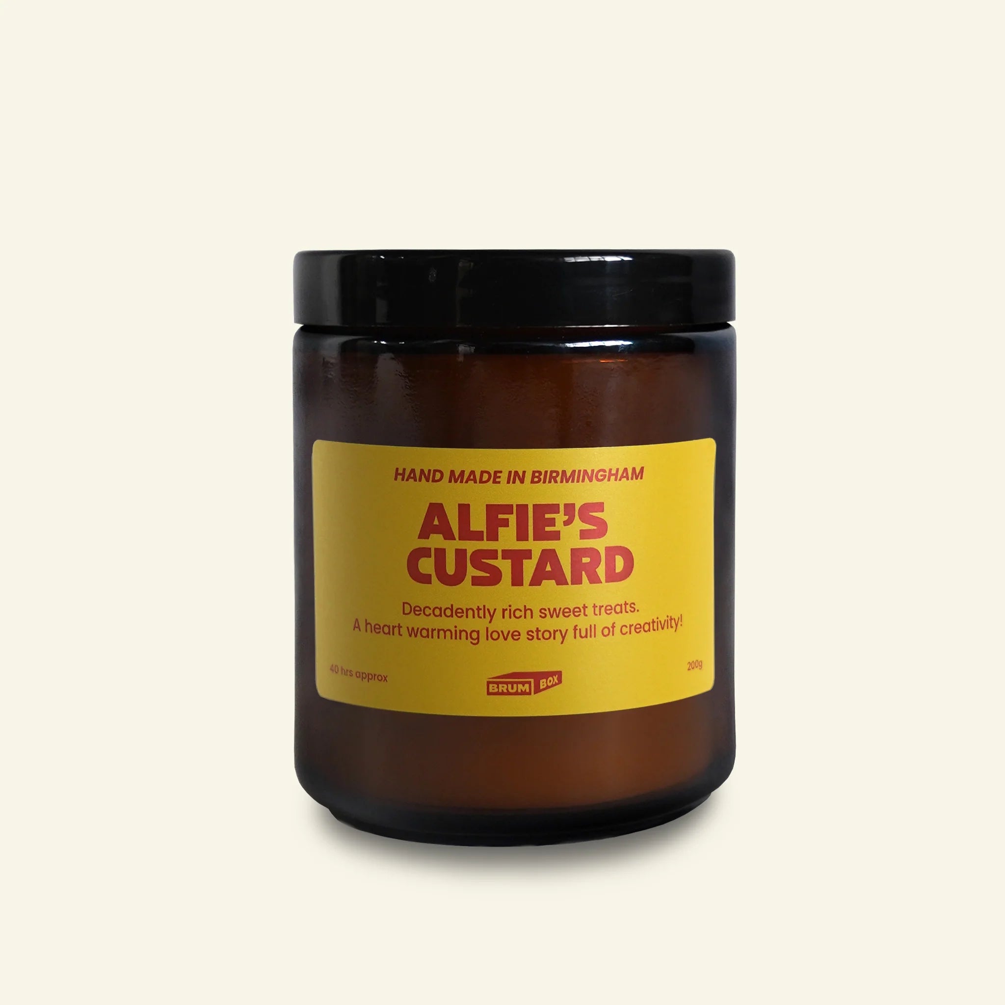 Alfie's Custard Candle