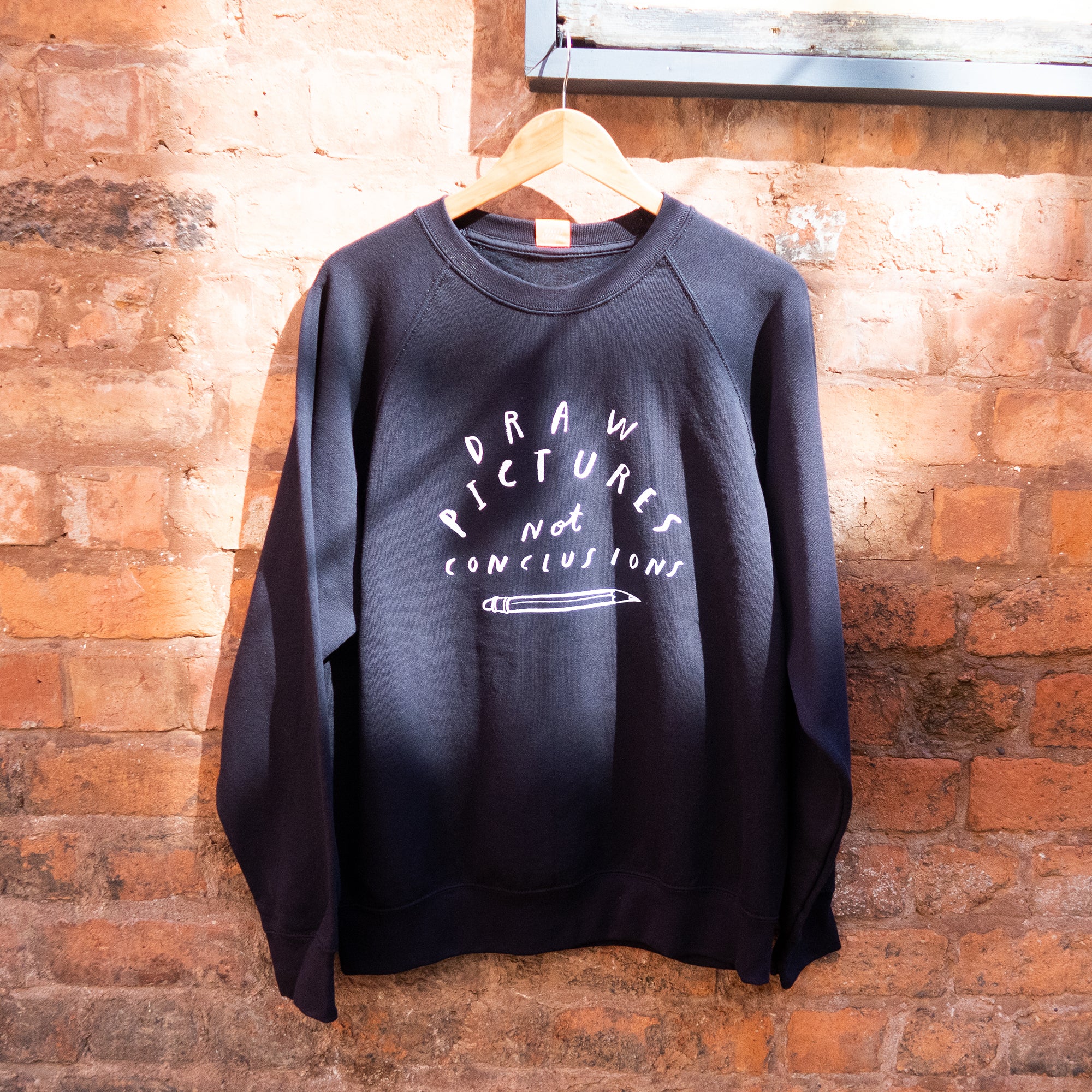 Oliver Jeffers 'Draw Pictures Not Conclusions' Sweatshirt
