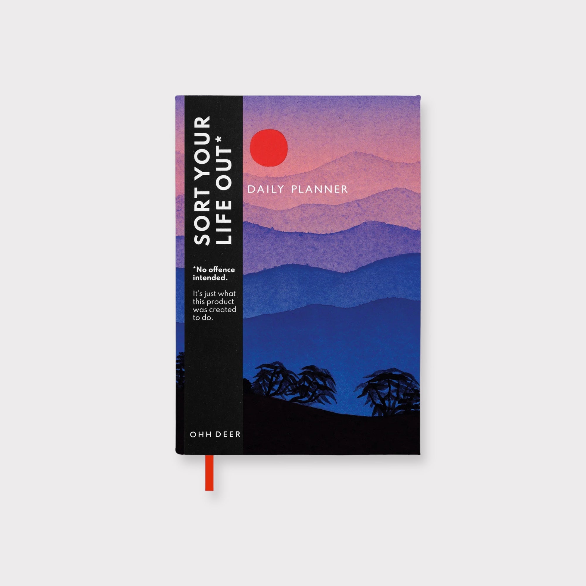 Sunset Mountains Daily Planner