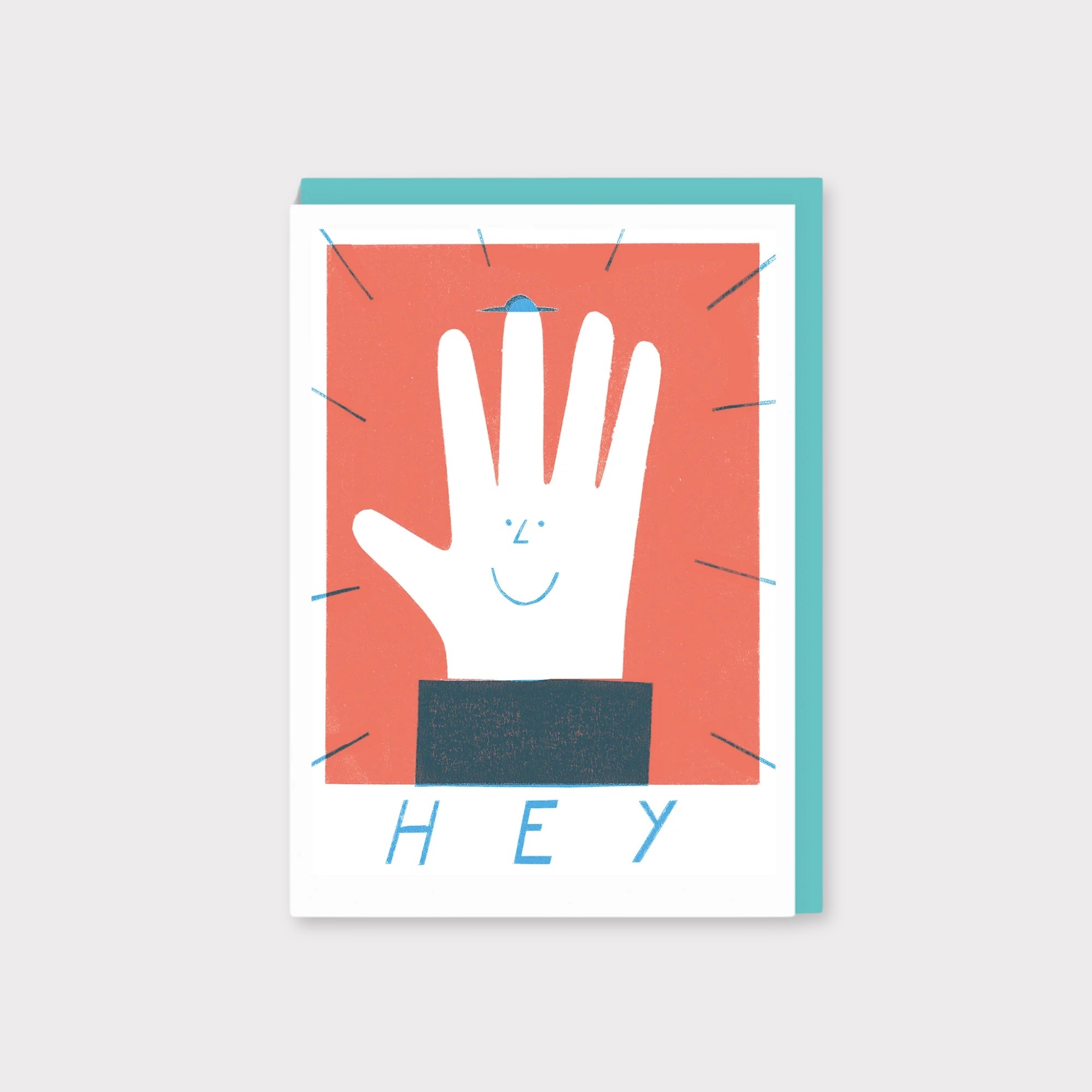 Hey High Five Greeting Card