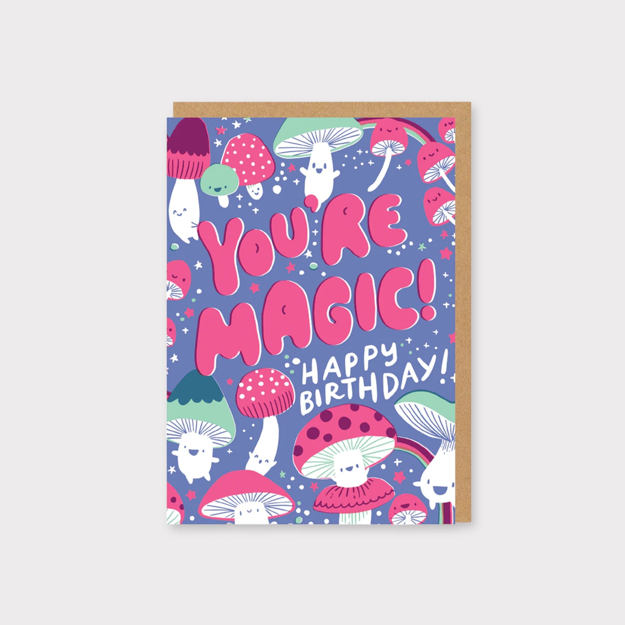 Magic Mushroom Birthday Card