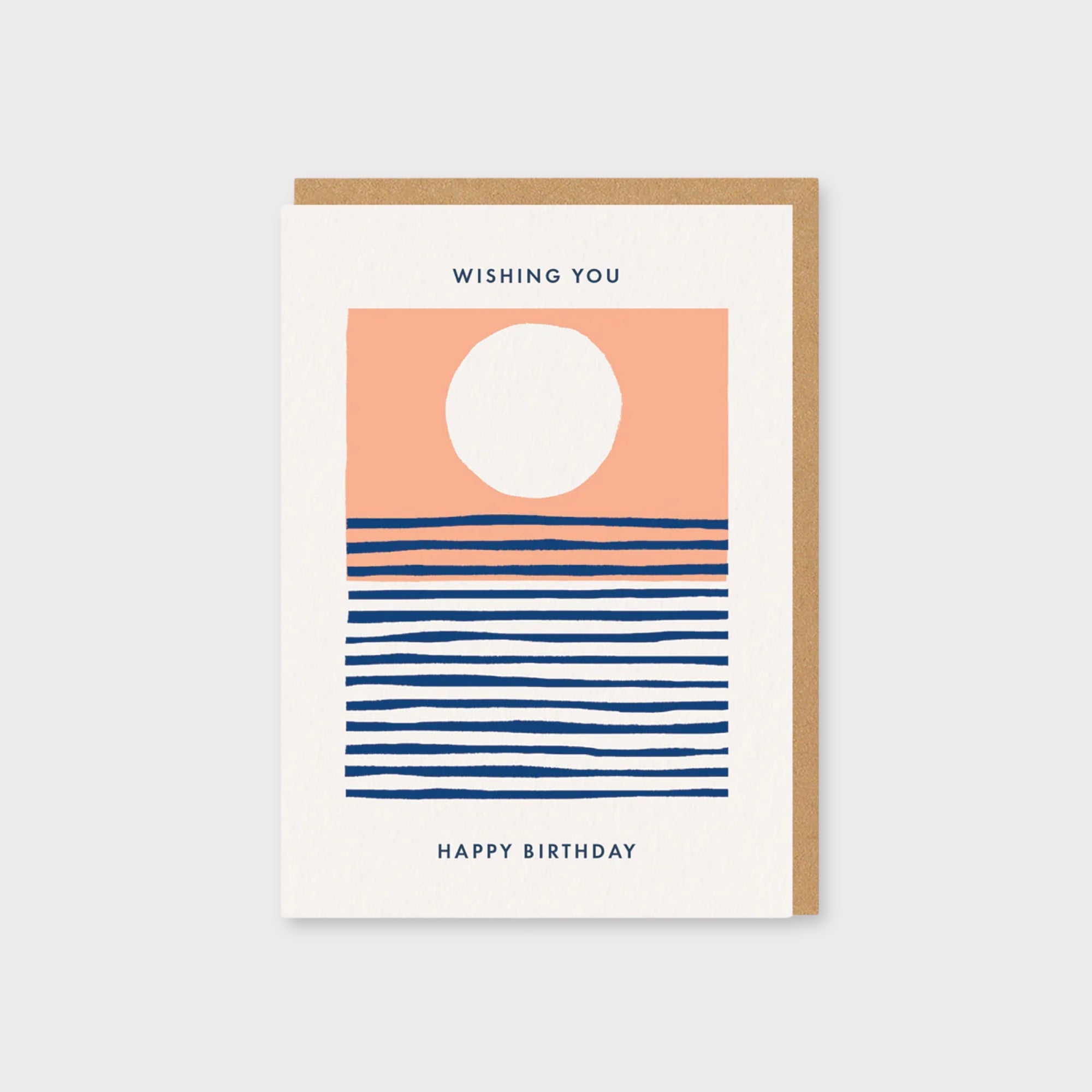 Stripes Wishing You Happy Birthday Card
