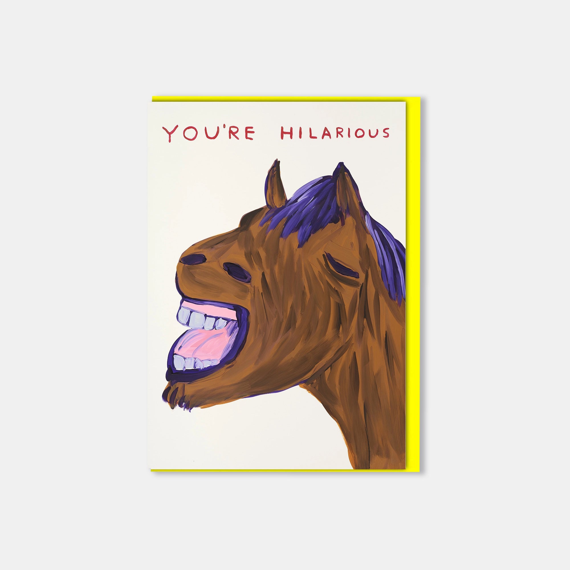 You're Hilarious David Shrigley Card