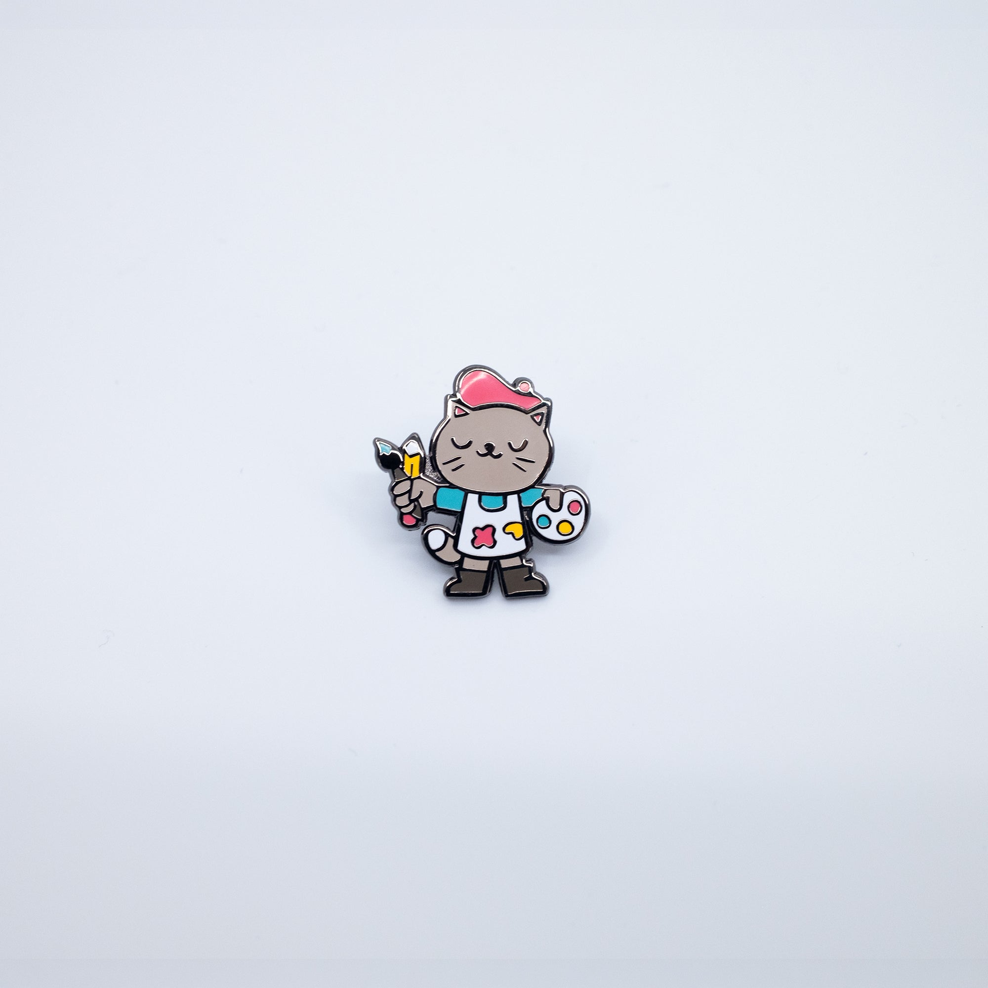 Artist Cat Pin