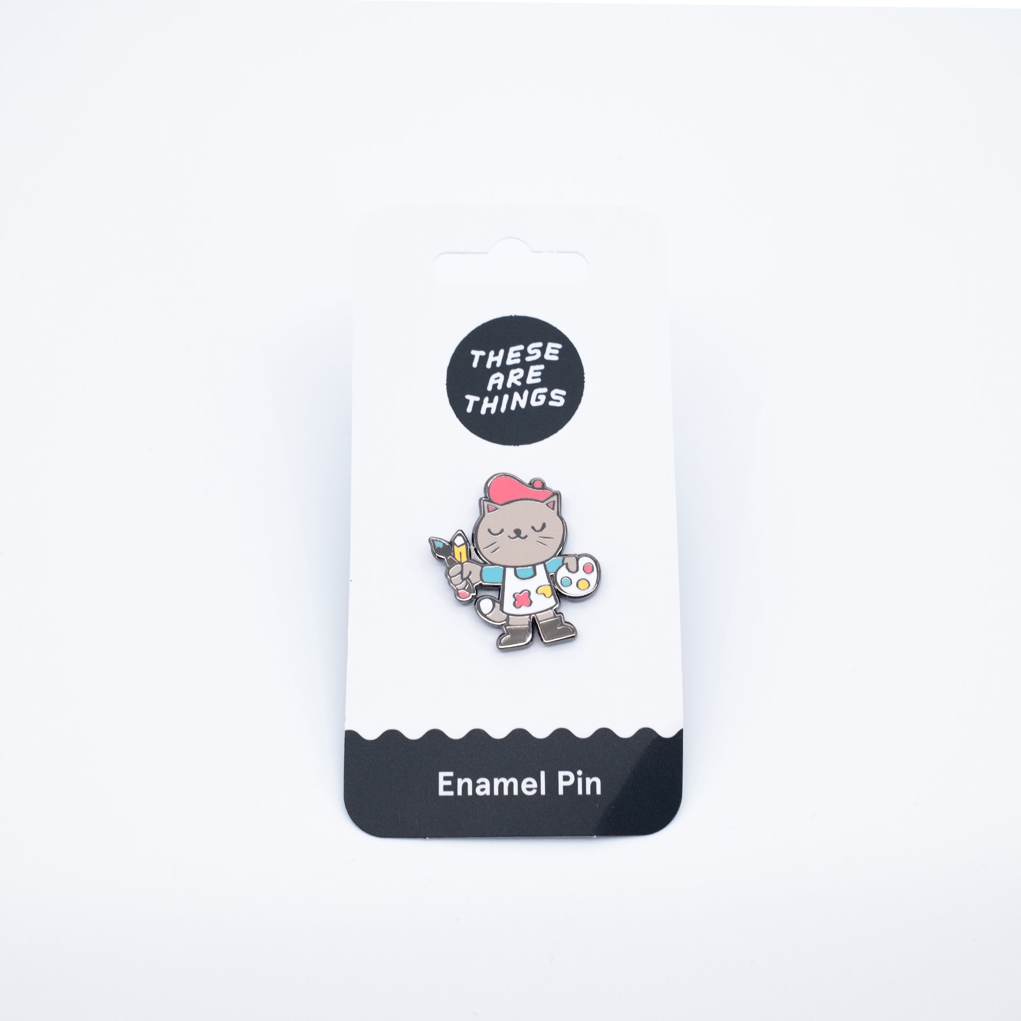 Artist Cat Pin
