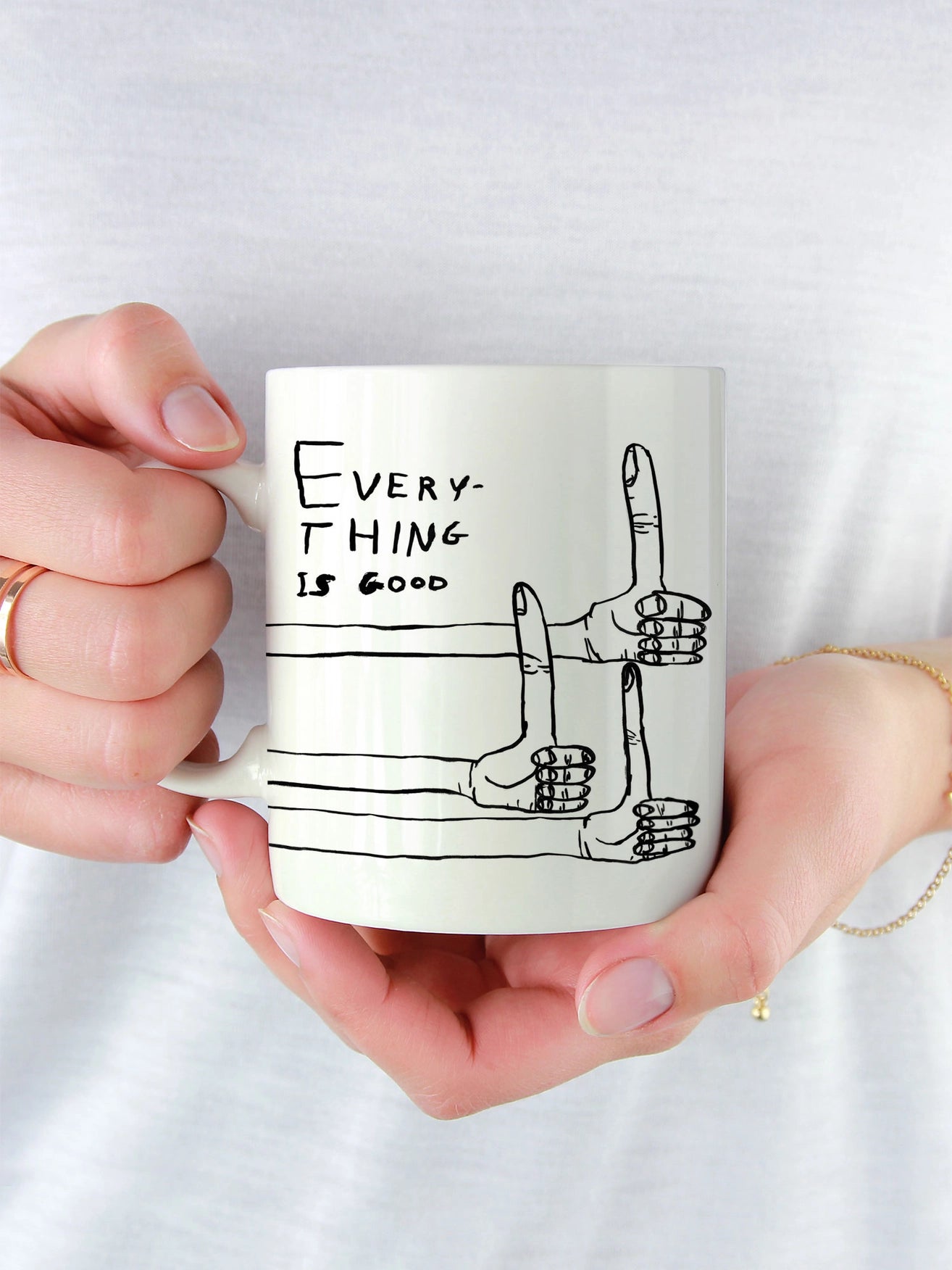 David Shrigley Everything Is Good Mug