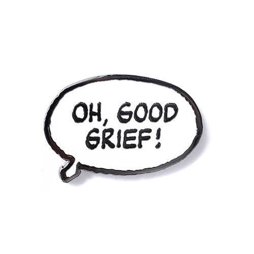 PEANUTS Mood - Good Grief Pin