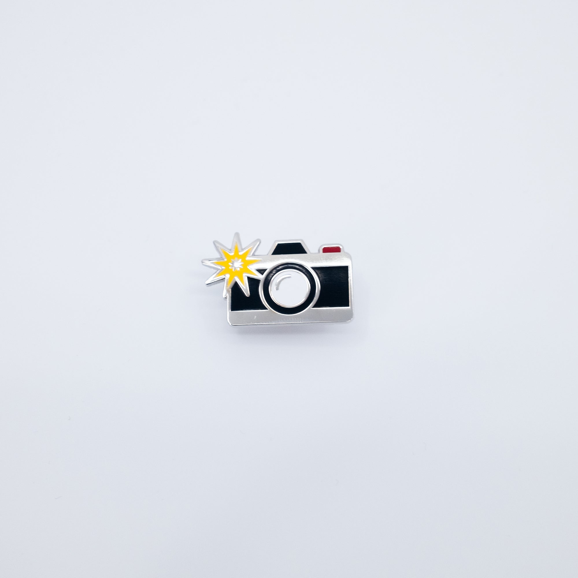 Camera Flash Enamel Pin