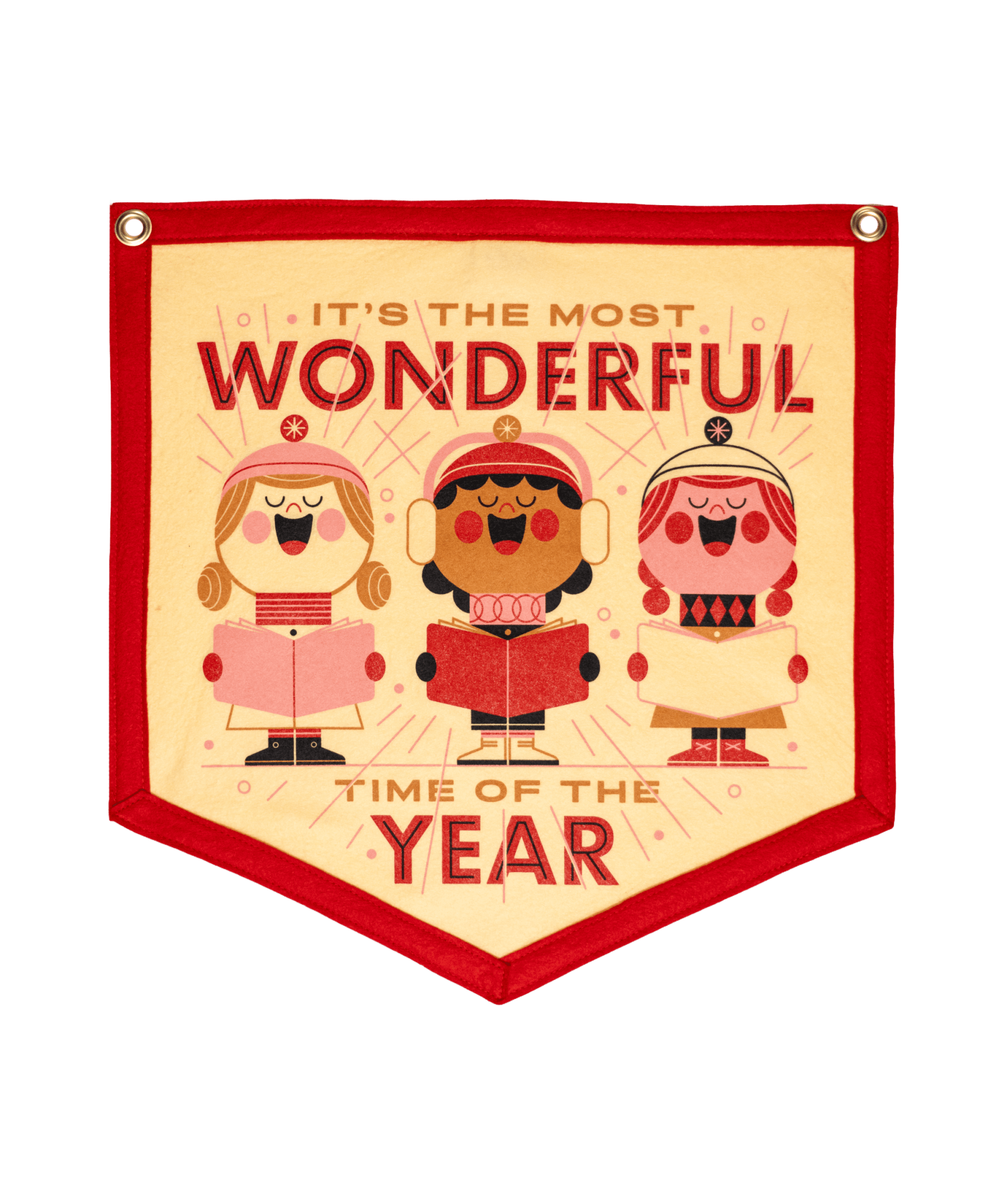 It's The Most Wonderful Time Of The Year Camp Flag • Invisible Creature x Oxford Pennant