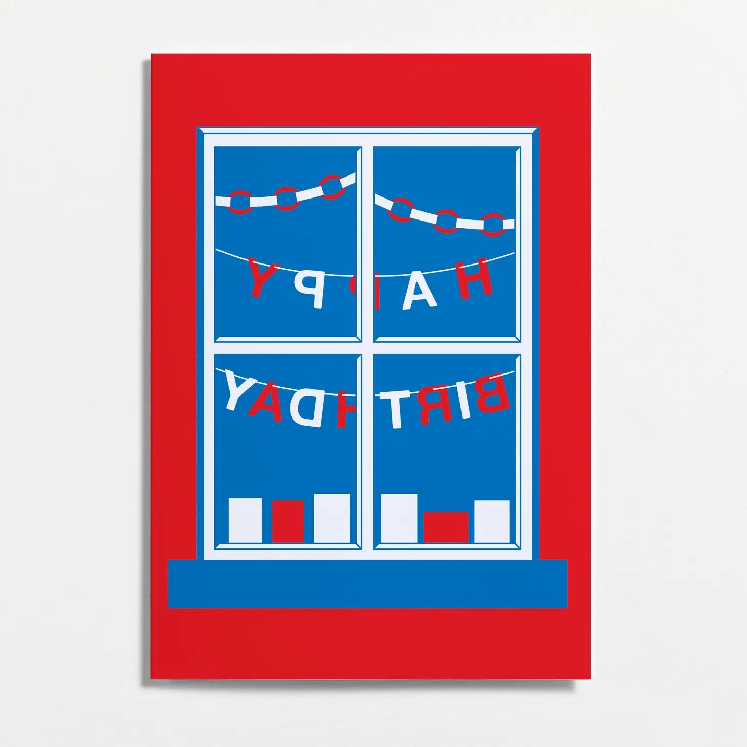 Birthday Bunting Greeting Card