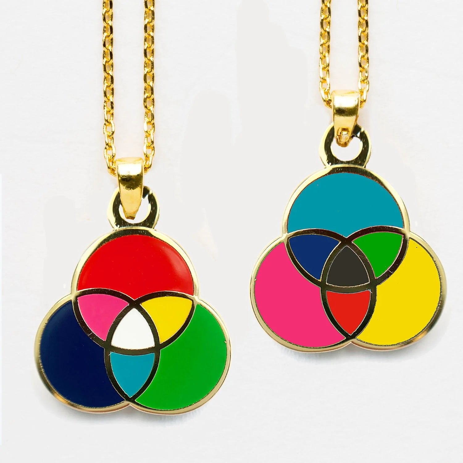 RGB CMYK Colour Wheel - Double Sided Pendant