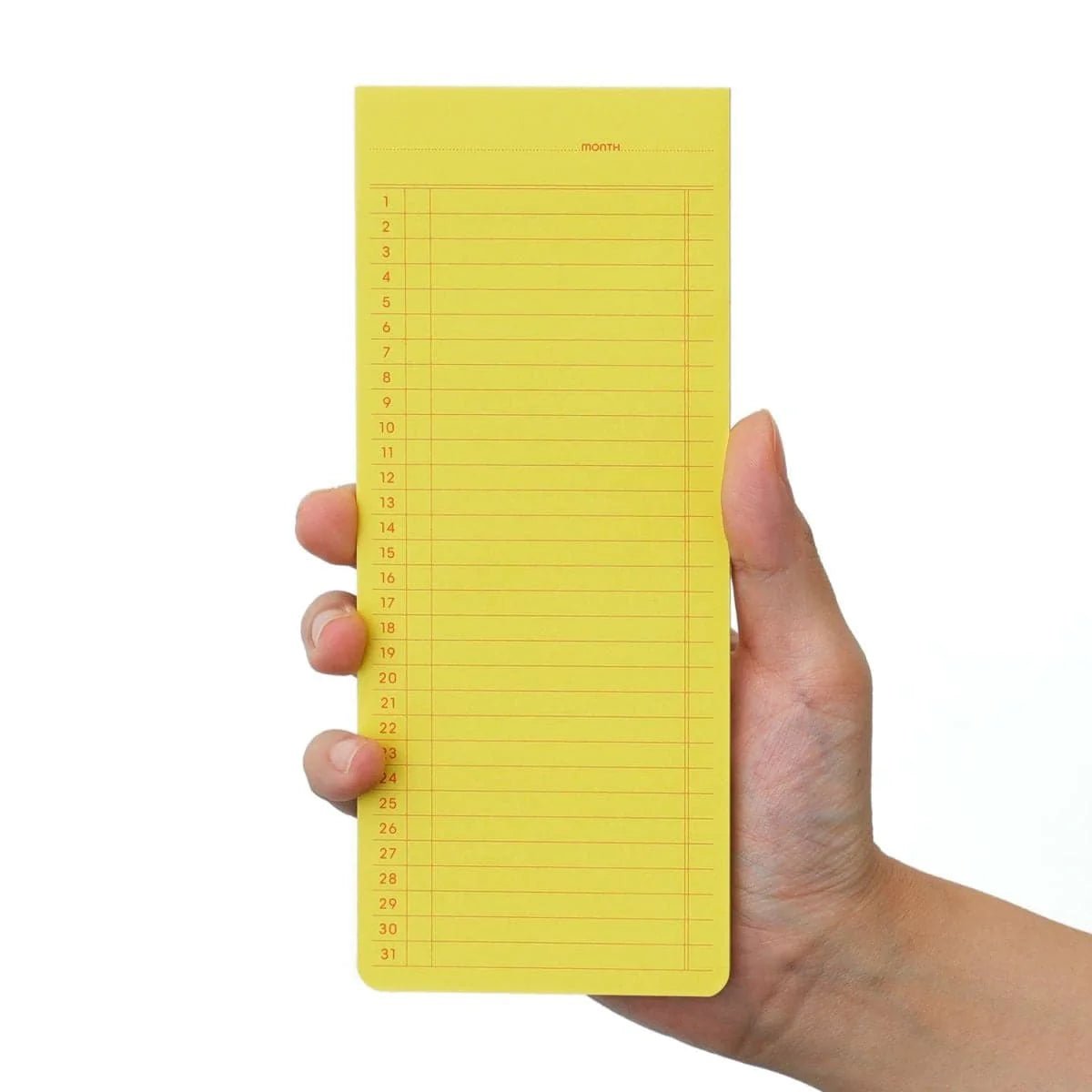 Sticky Memo Pad (Monthly)