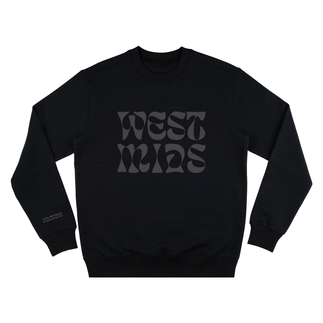 West Mids Crewneck (Black)