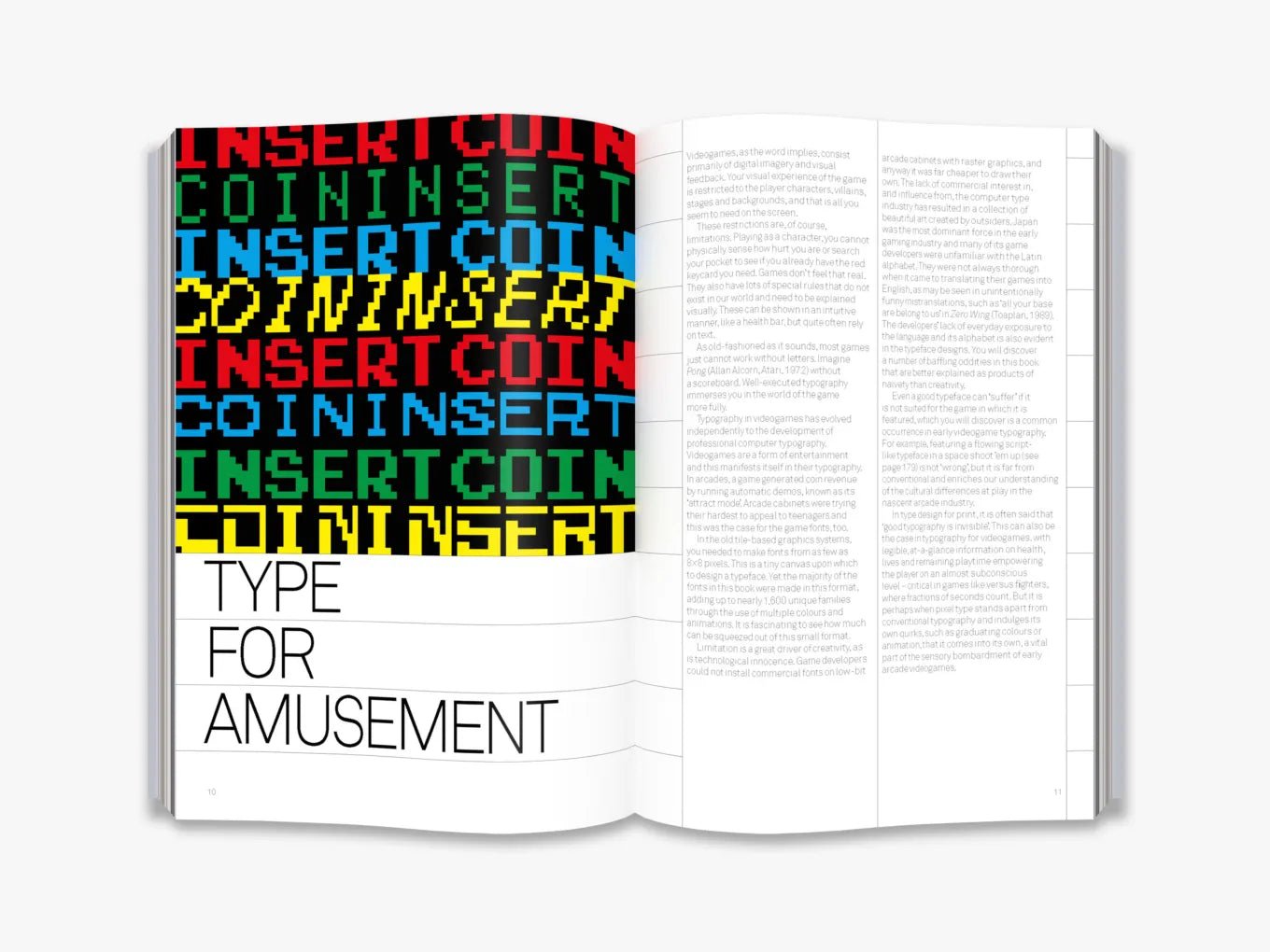 Arcade Game Typography