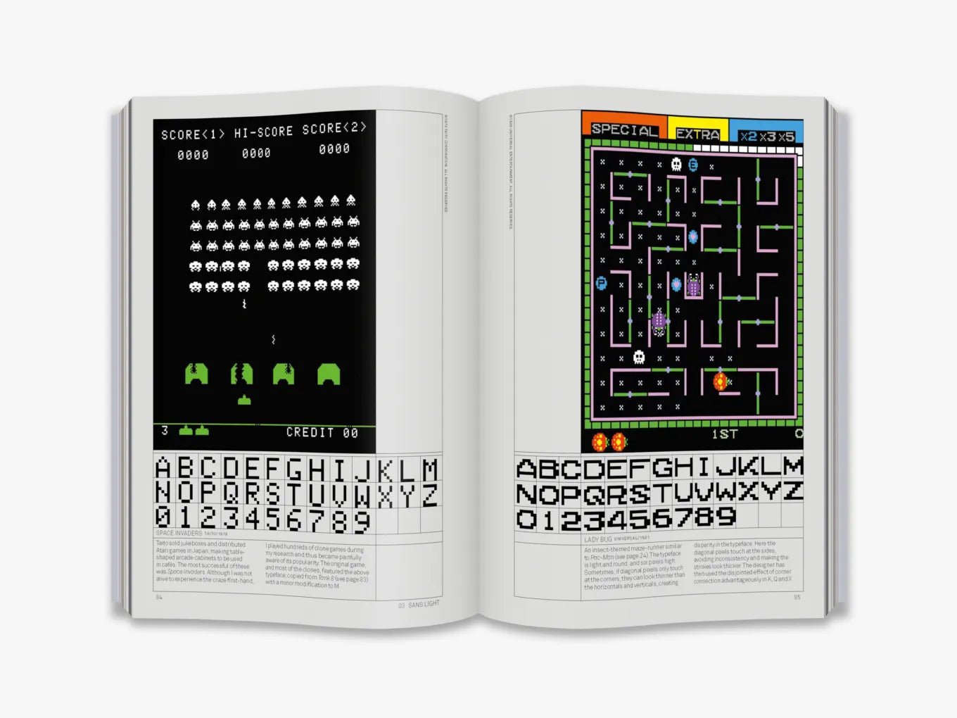 Arcade Game Typography