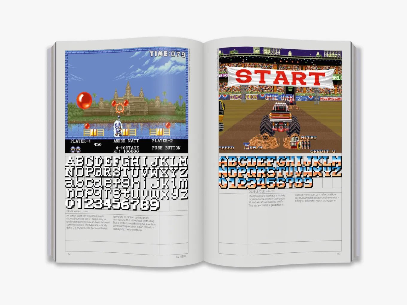 Arcade Game Typography