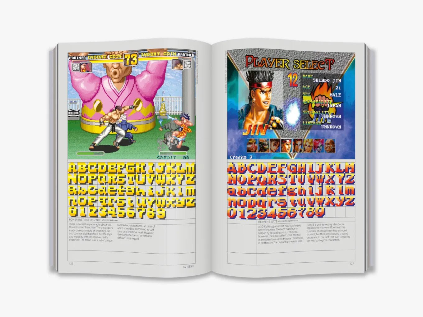 Arcade Game Typography