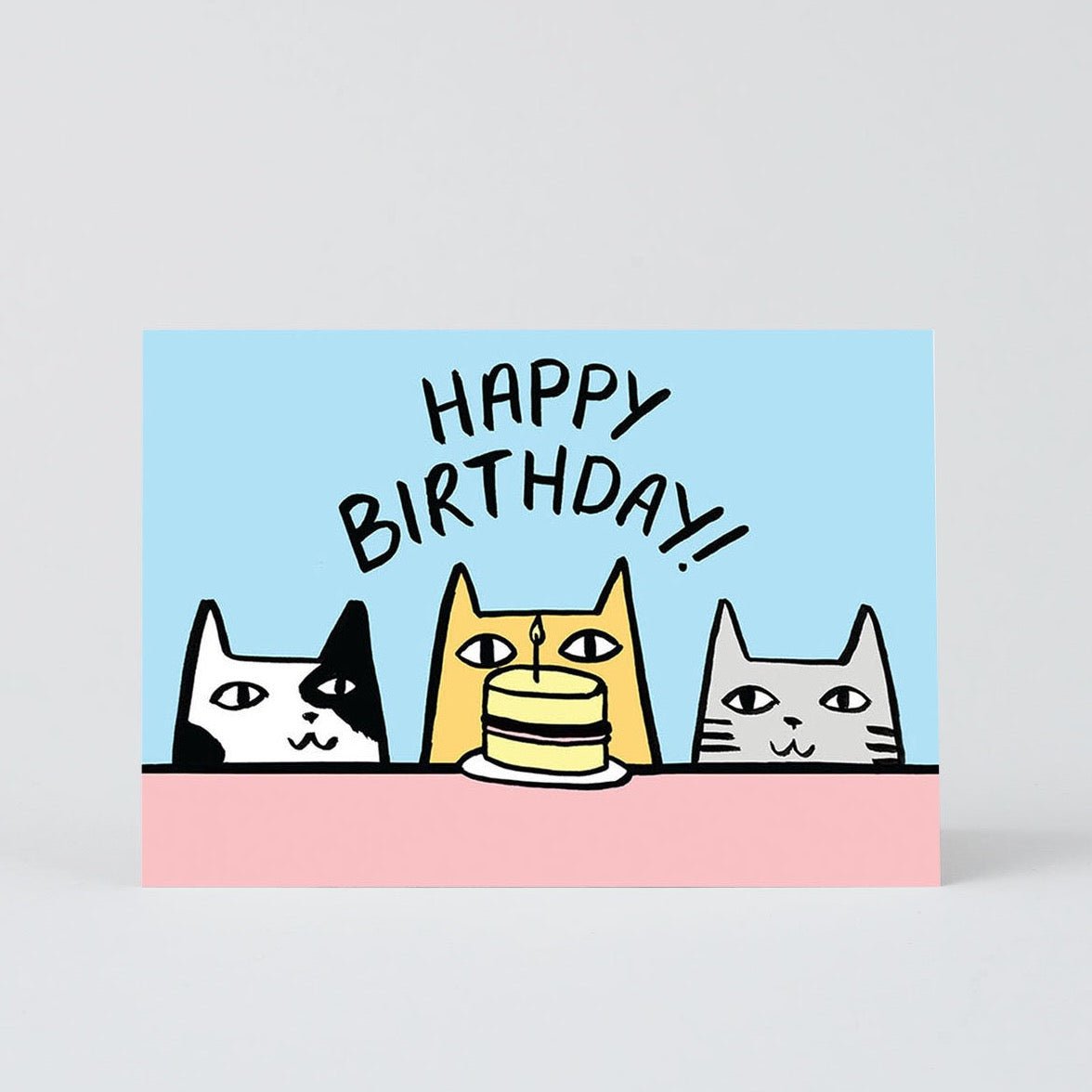 Happy Birthday Cats Card