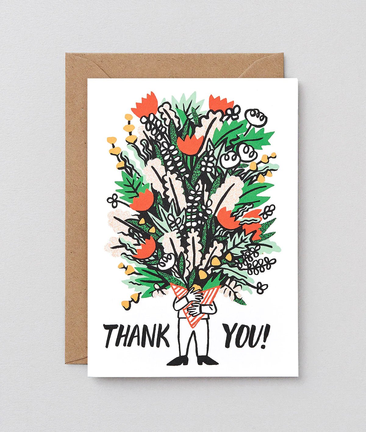 Bunch of Flowers Thank You Card