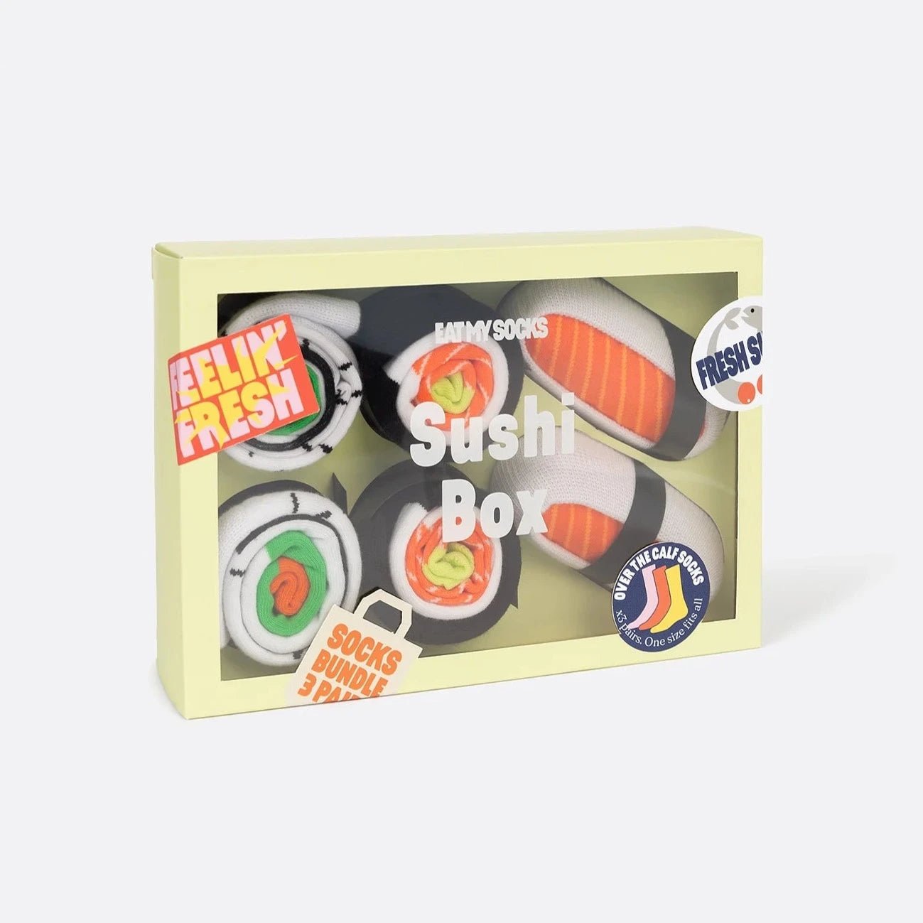 Sushi Box Socks (3 pairs)
