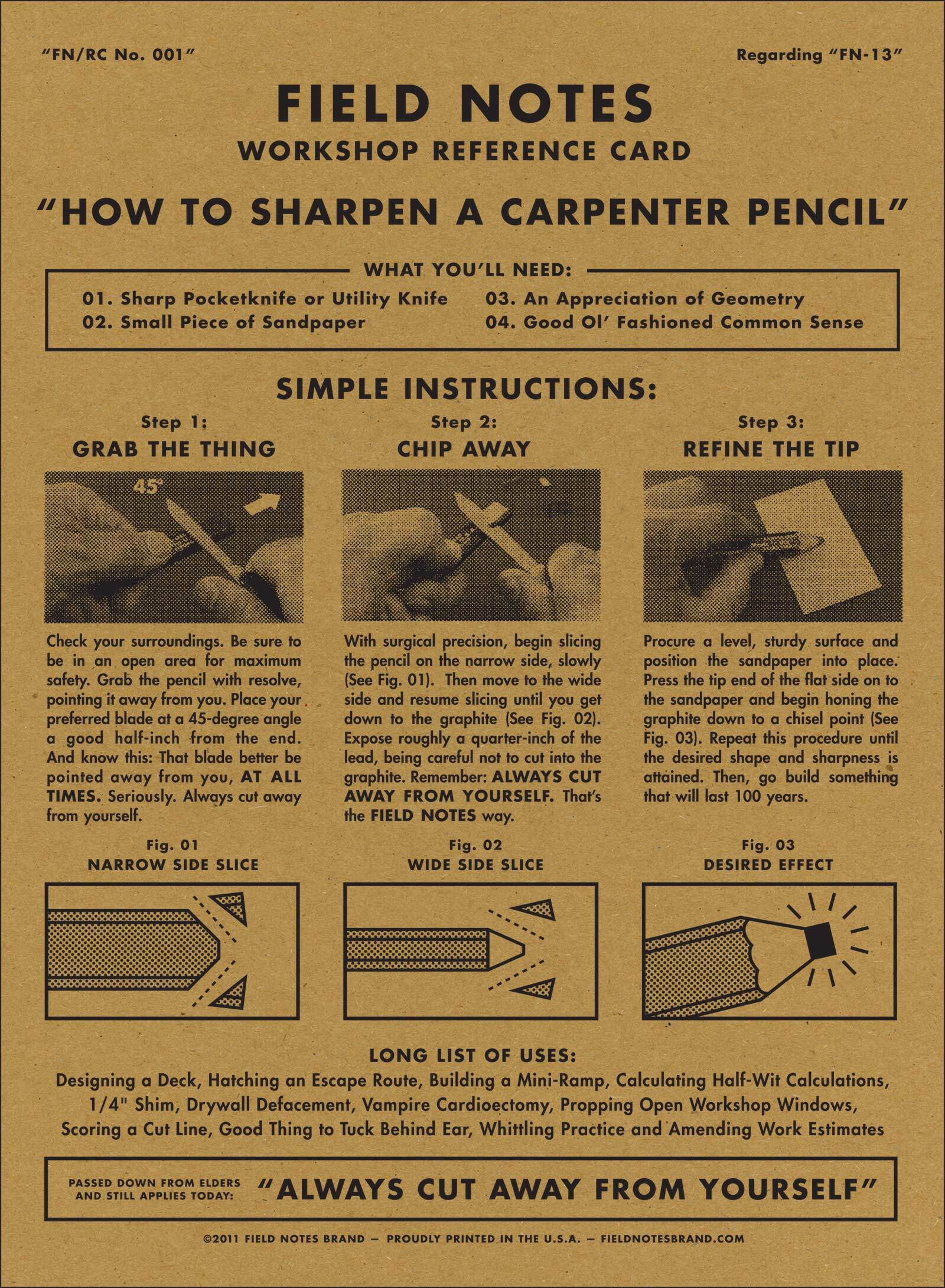 Field Notes: Carpenter Pencils