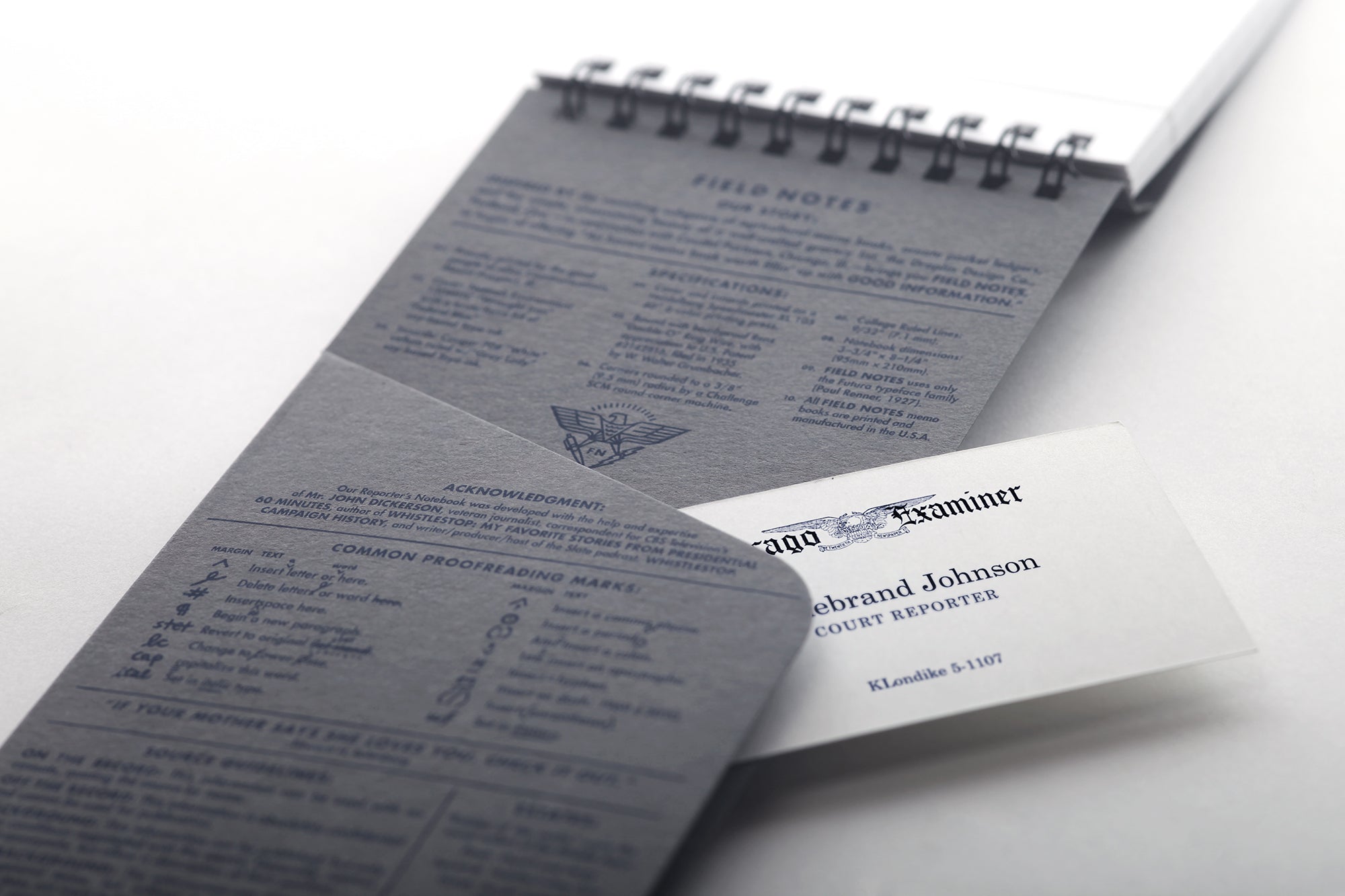 Field Notes: Front Page