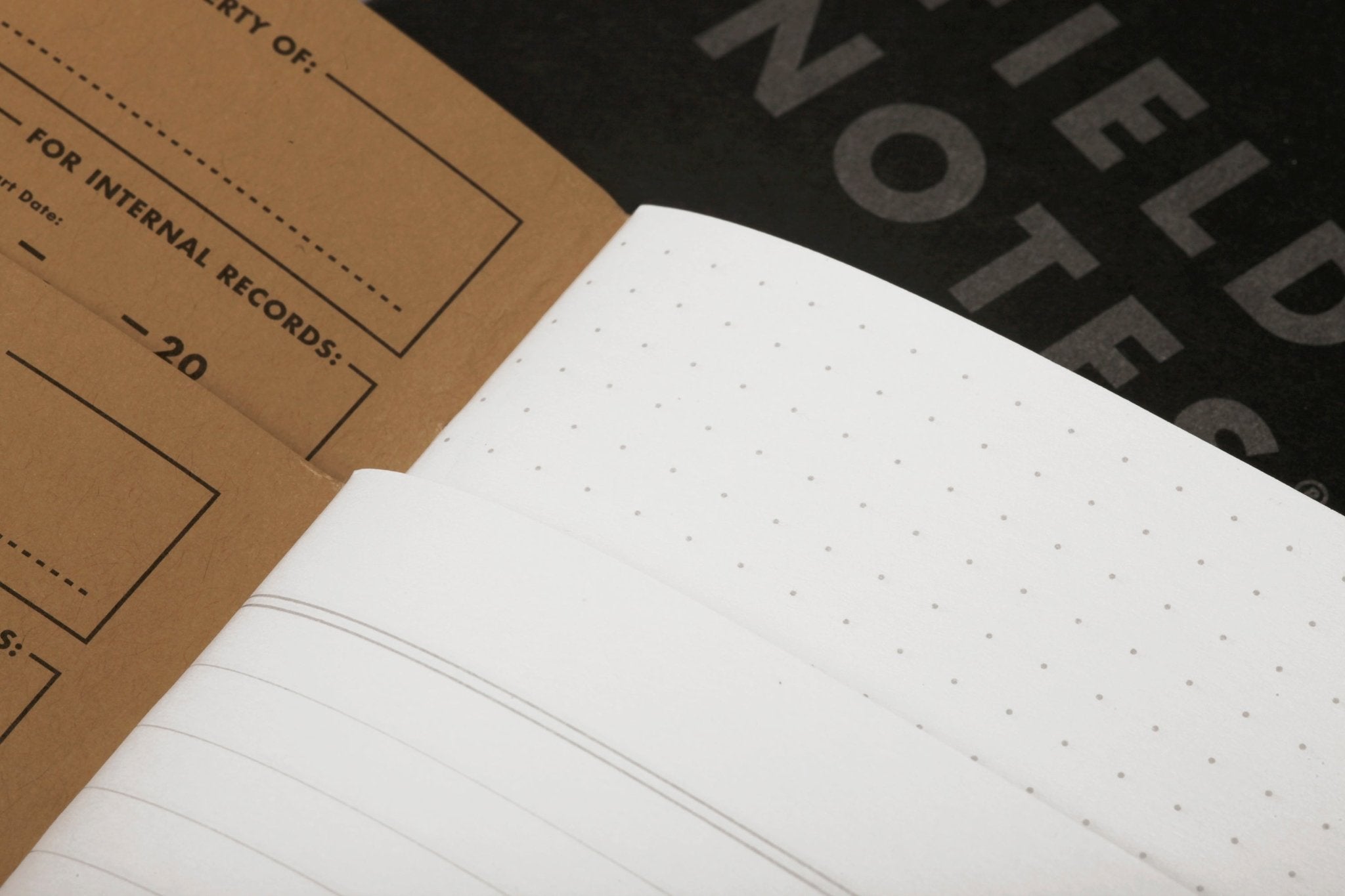 Field Notes: Pitch Black Note Book