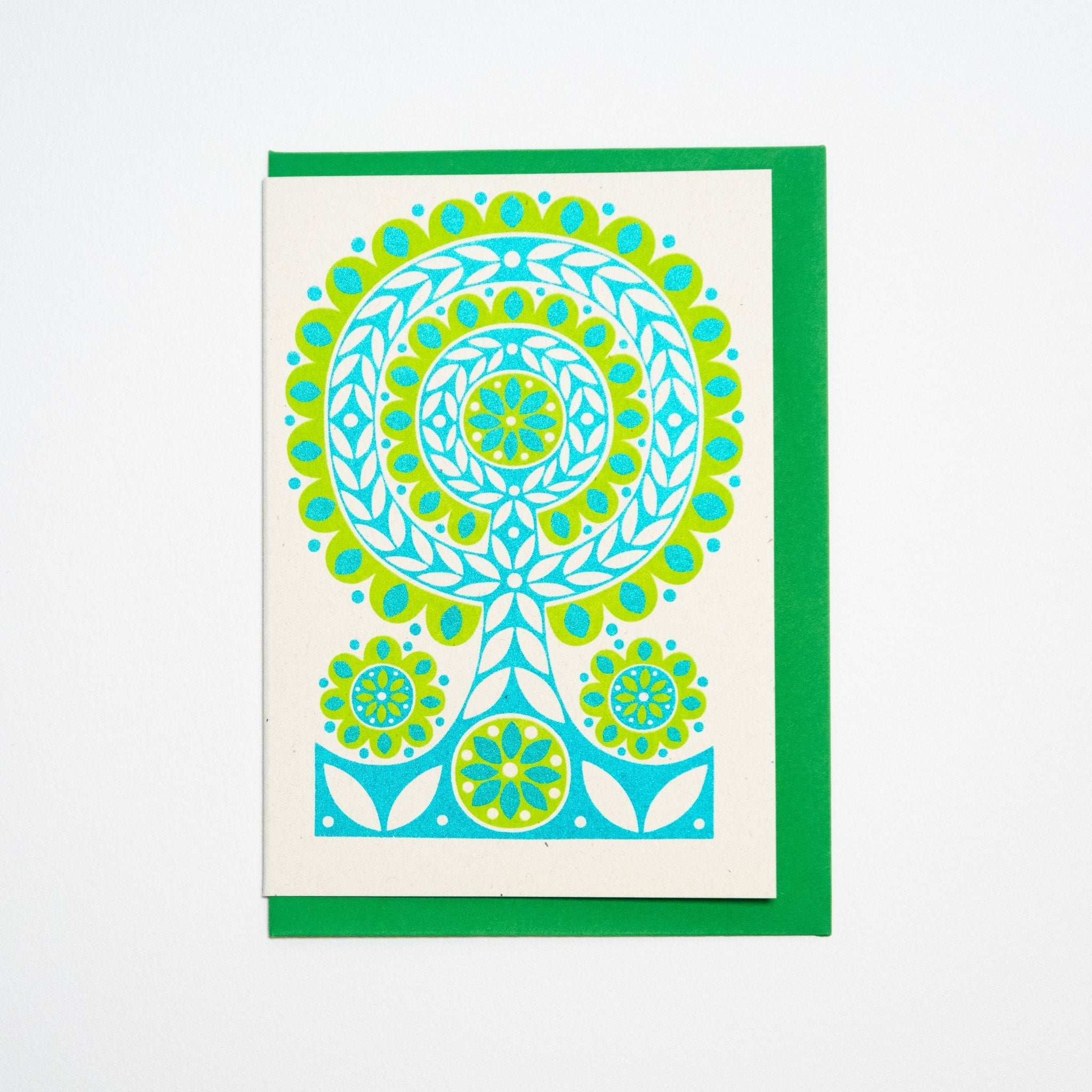 Green Flower Tree