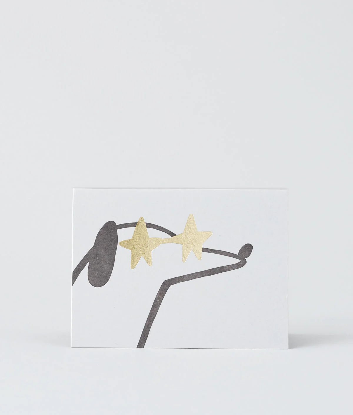 Dog Letterpress Card