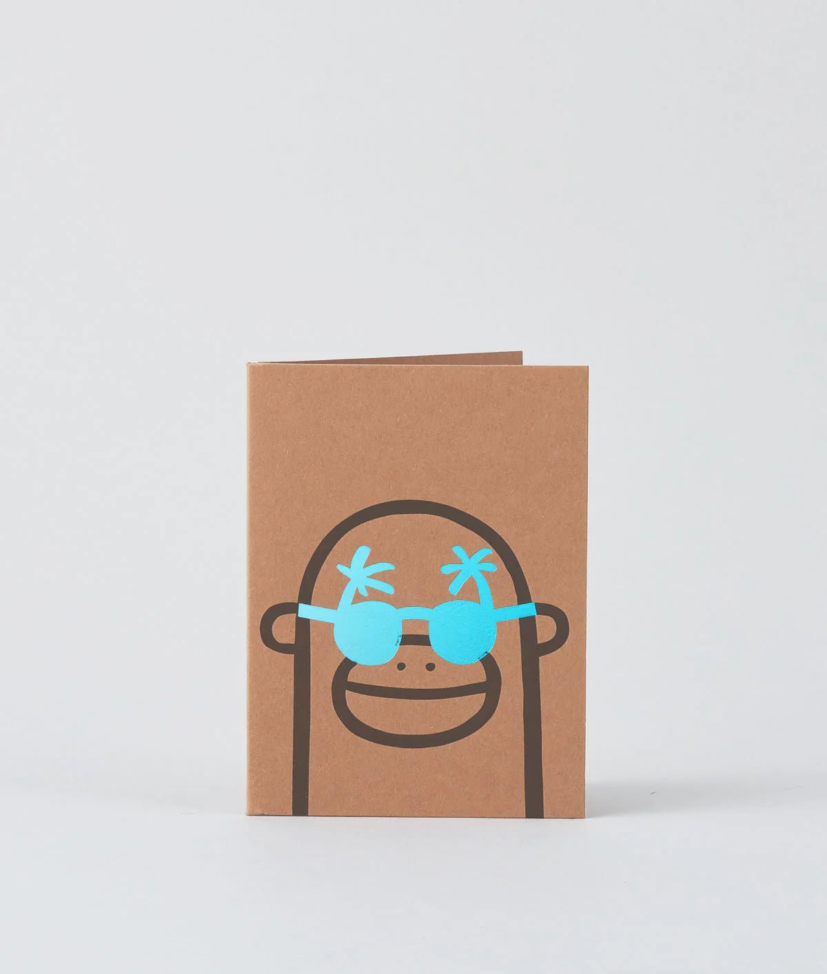 Monkey Letterpress Card