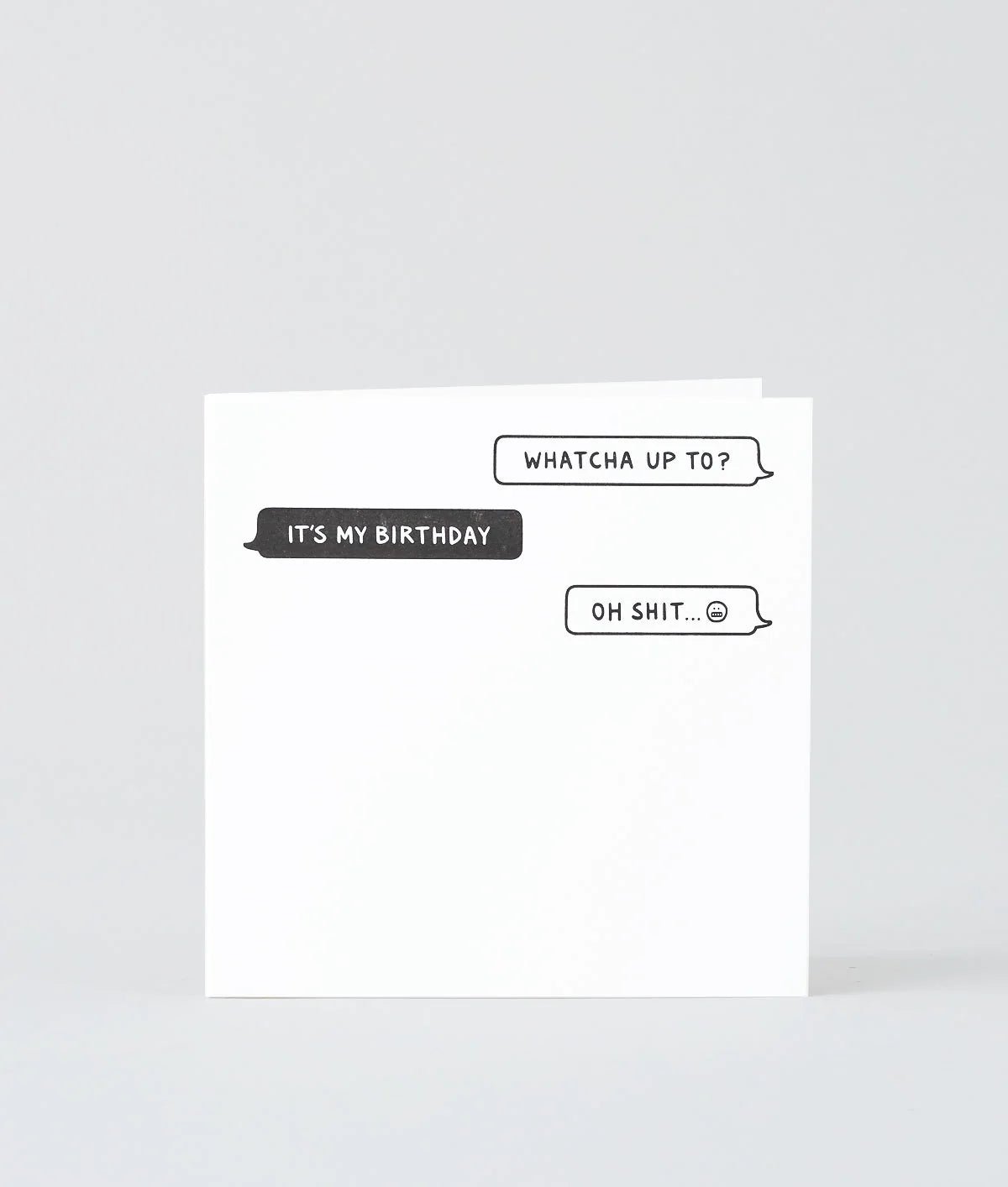 Birthday Text Card