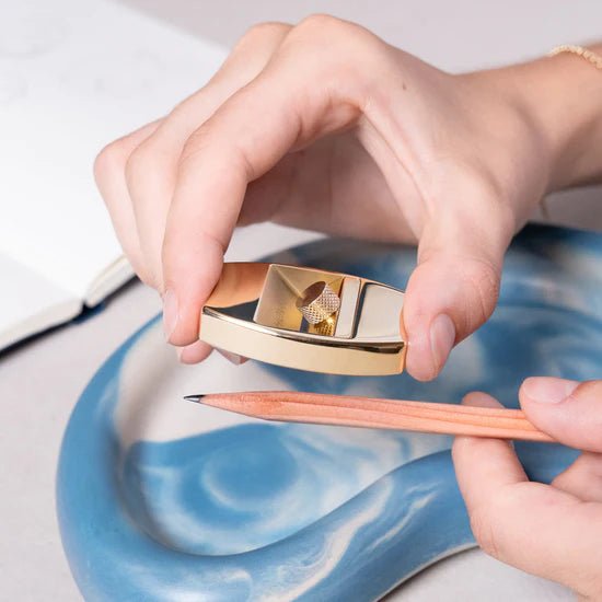 Høvel Pencil Sharpener - Solid Brass Pencil Plane