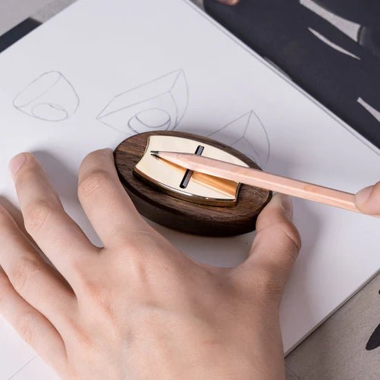 Høvel Pencil Sharpener - Solid Brass Pencil Plane