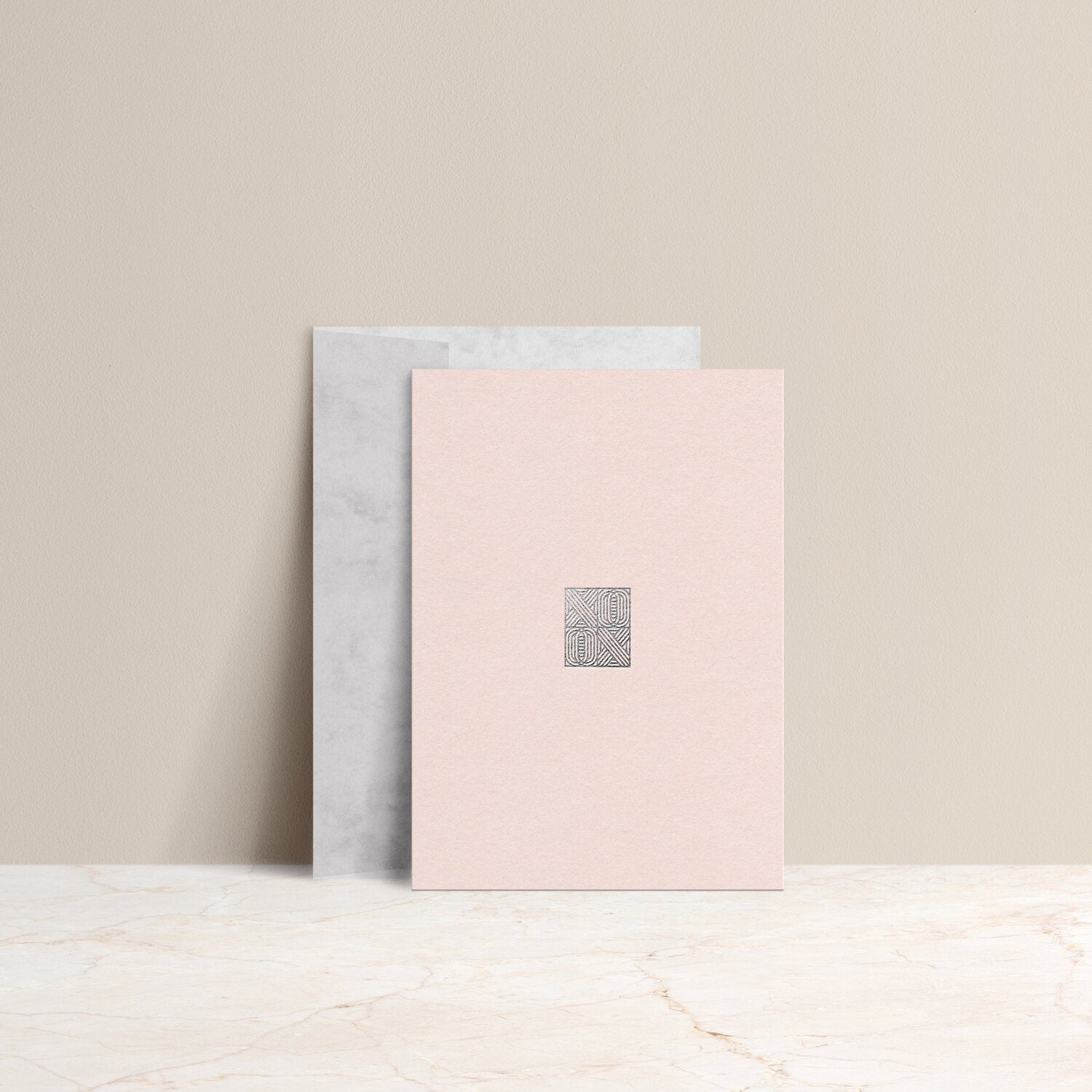 Hot Foil Stamped 'XOXO' Card