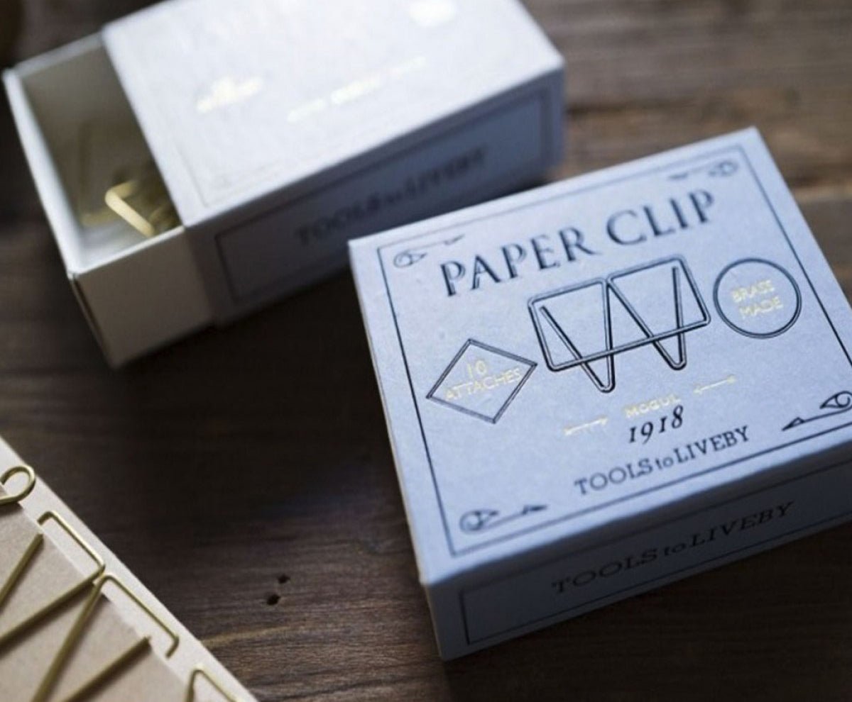 Brass Paper Clips (Mogul)