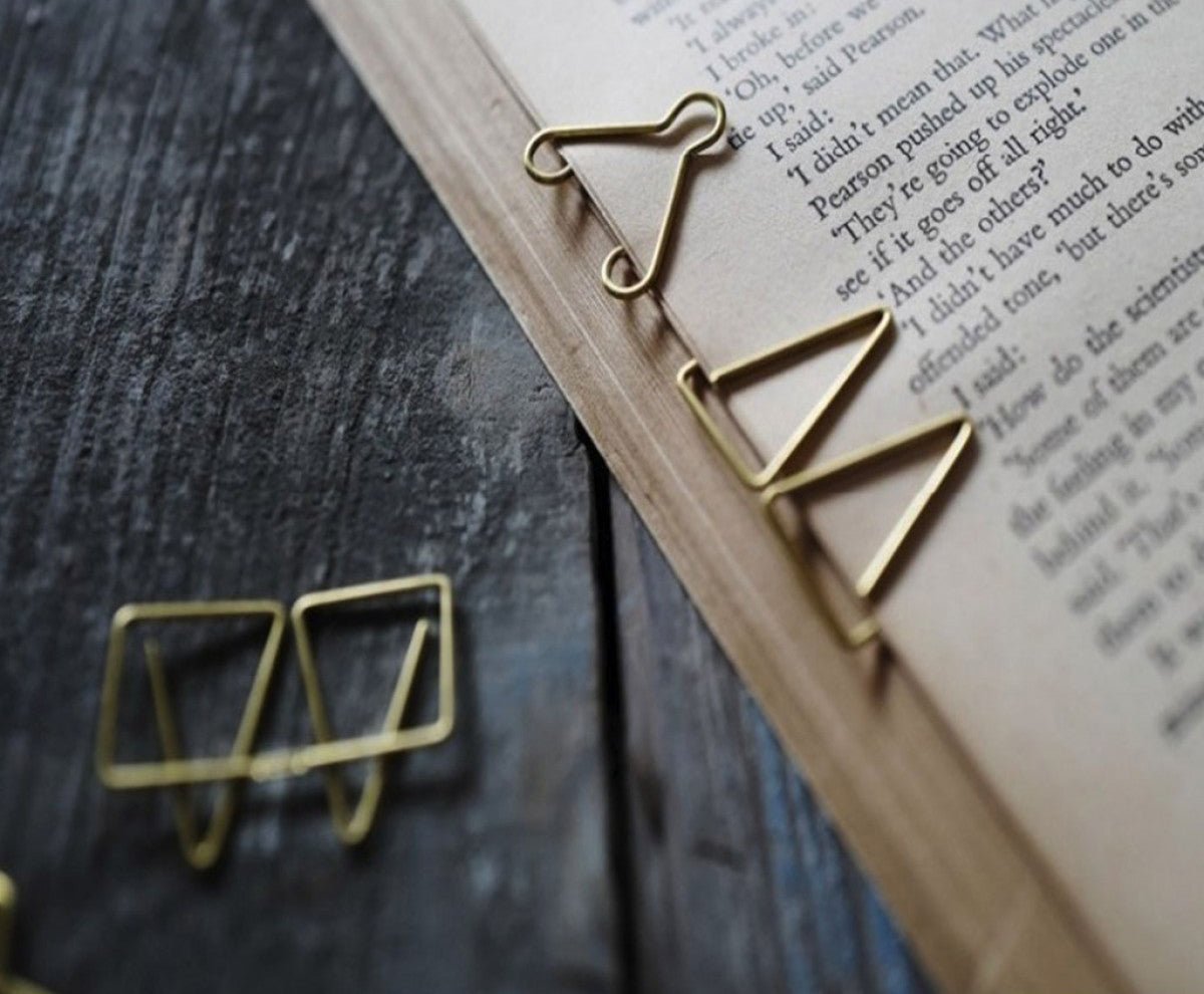 Brass Paper Clips (Mogul)