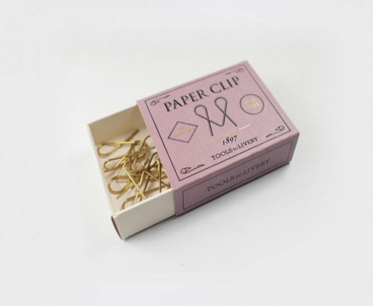 Brass Paper Clips (Niagra)