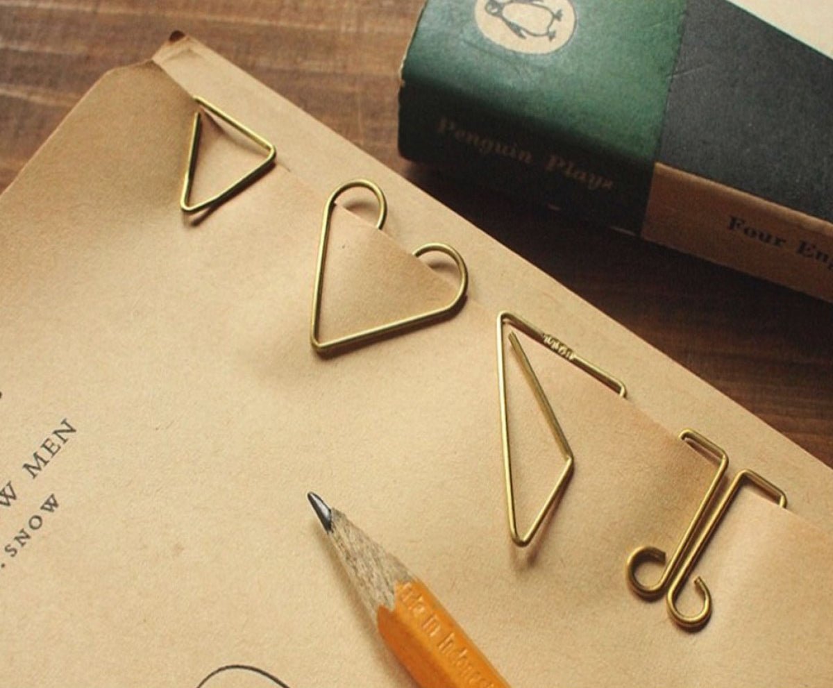 Brass Paper Clips (Niagra)