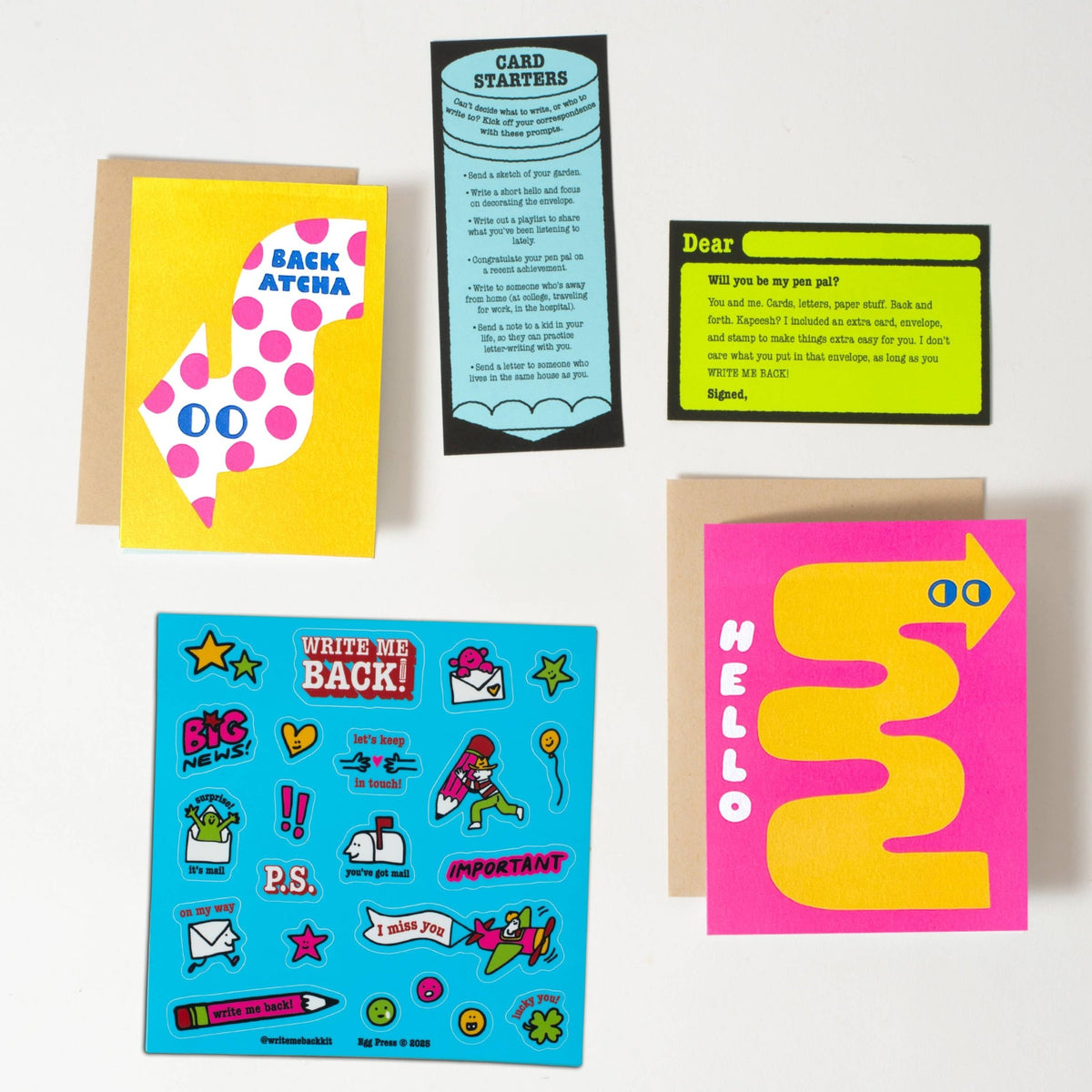 Hello Arrows – Write Me Back Pen Pal Kit