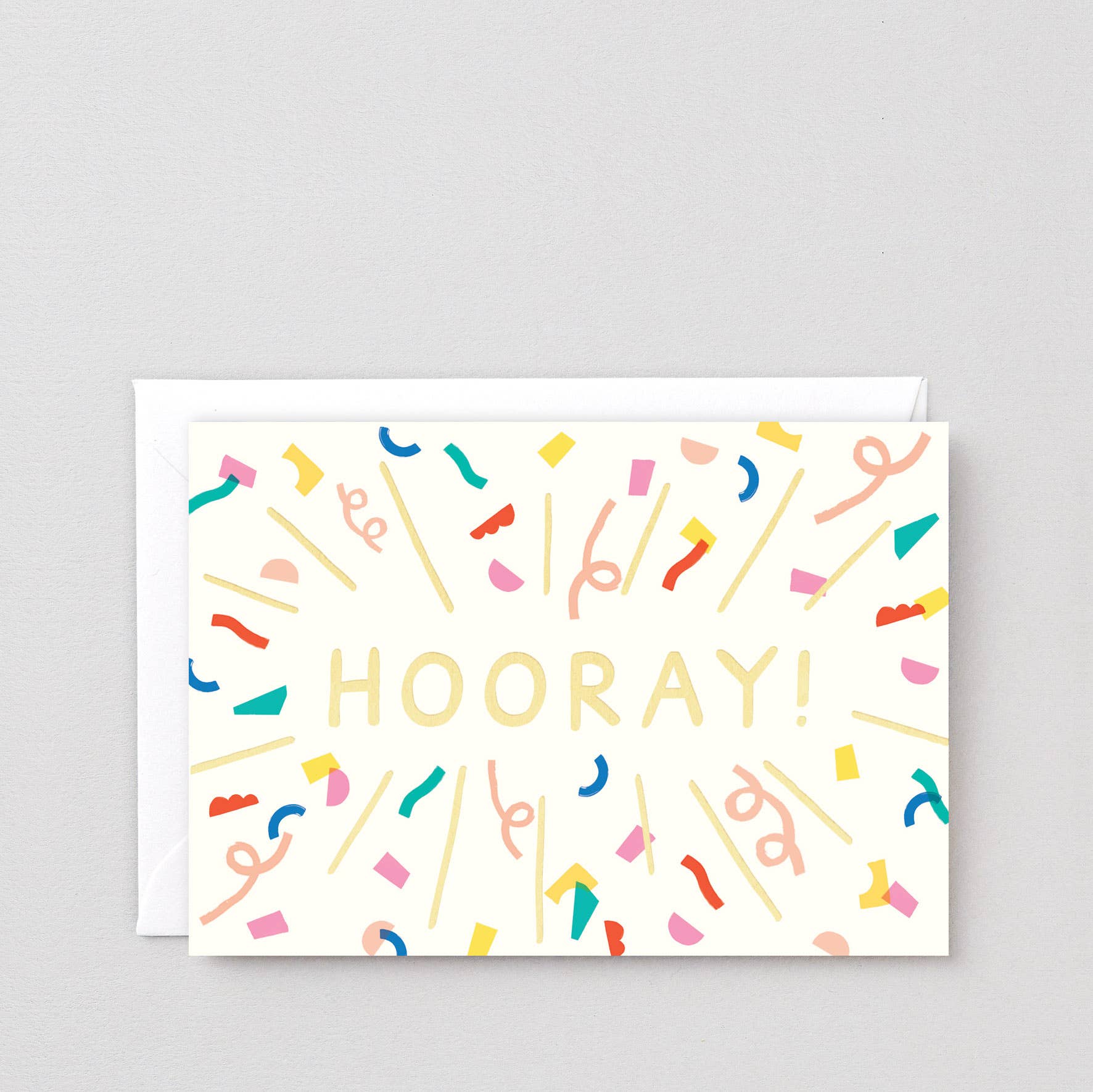 Hooray Burst Greetings Card