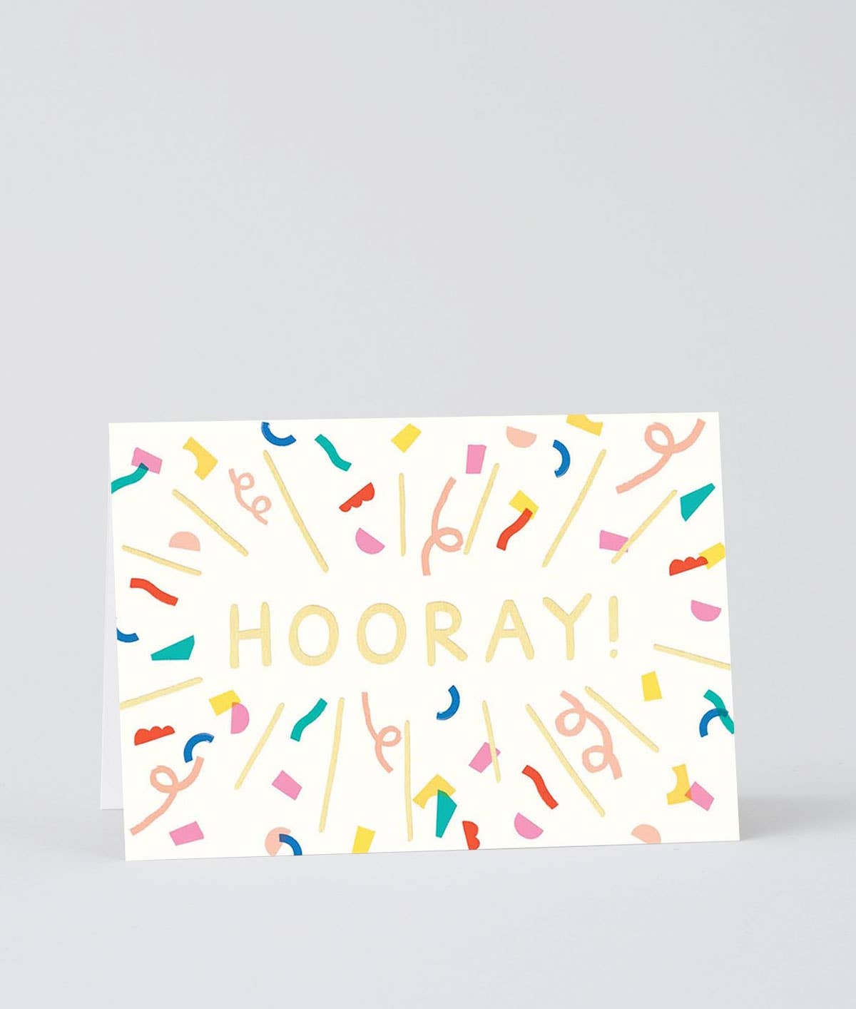 Hooray Burst Greetings Card