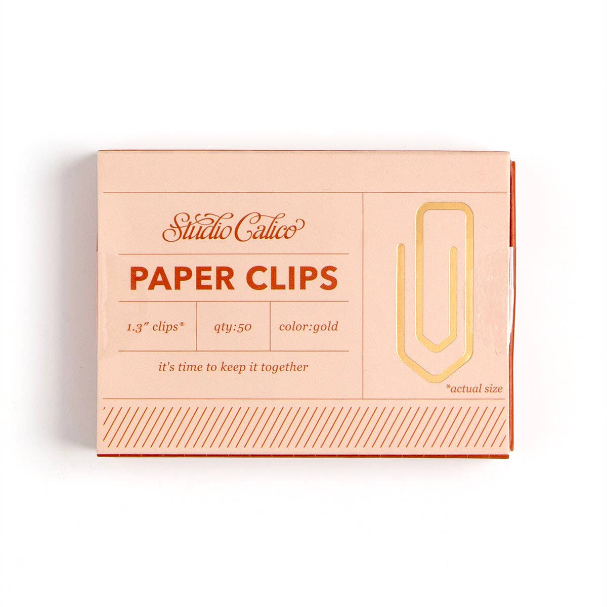 Keep It Together Paper Clips – Red